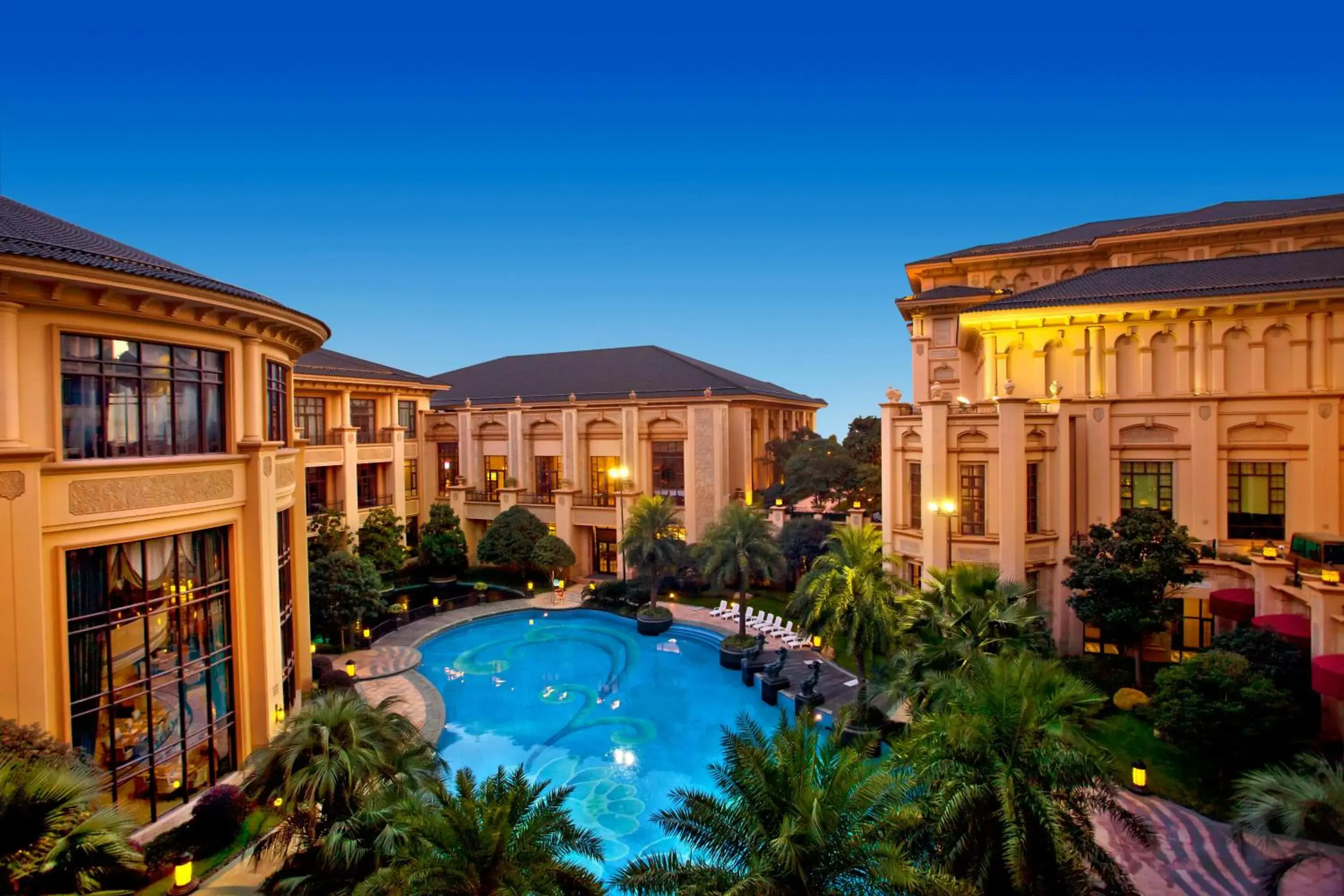 Property building in Chateau Star River Pudong Shanghai Property building in Chateau Star River Pudong Shanghai