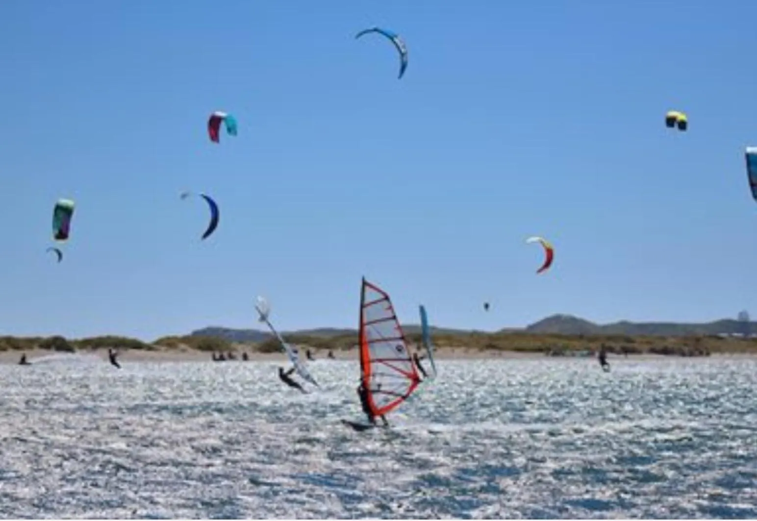 Windsurfing in Ocean Vista Beach Stay