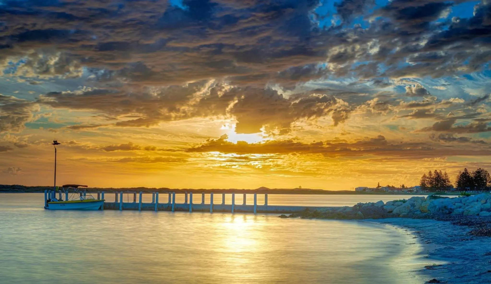 Sunset in Ocean Vista Beach Stay