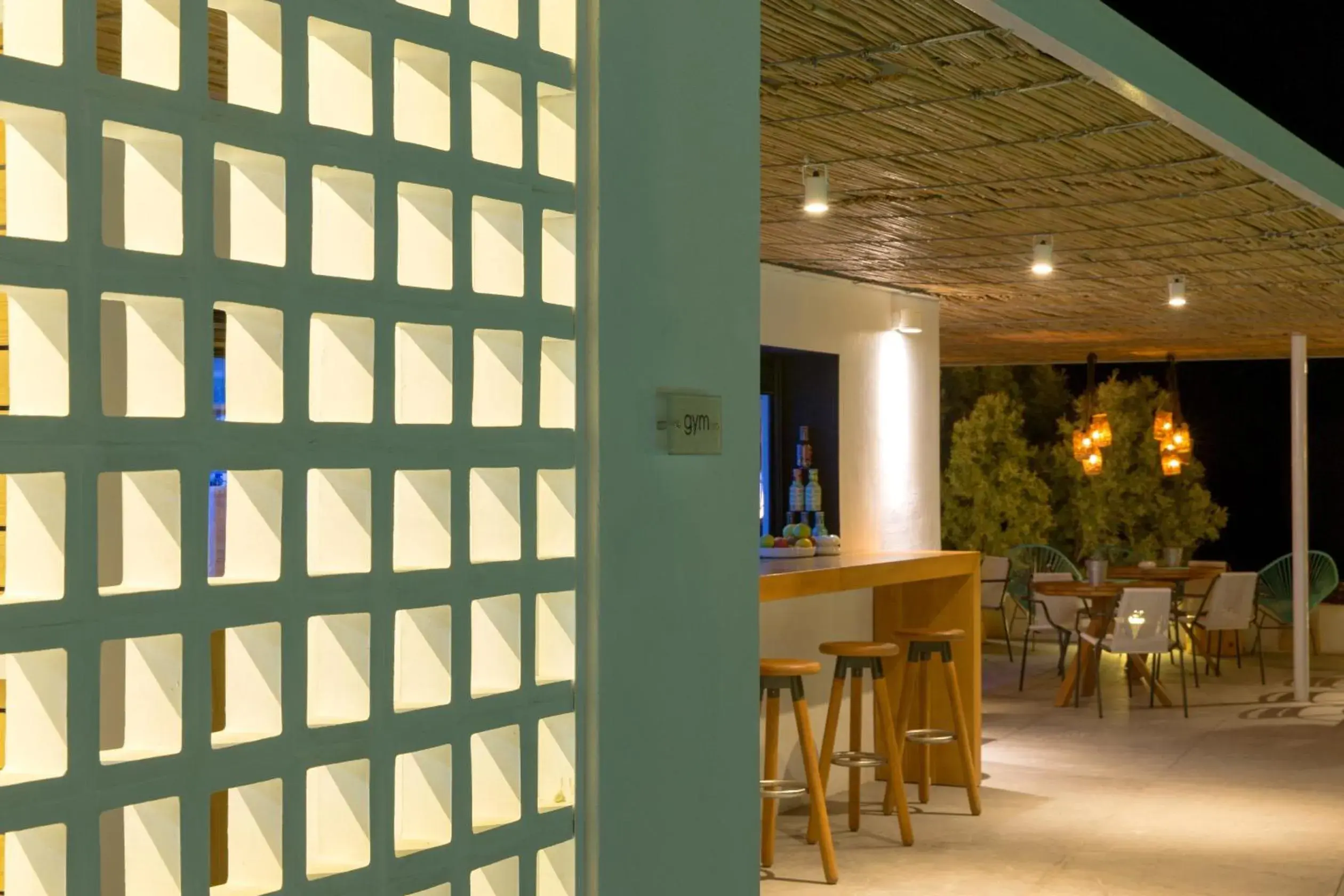 Lounge or bar in Kamari Beach Hotel Lounge or bar in Kamari Beach Hotel