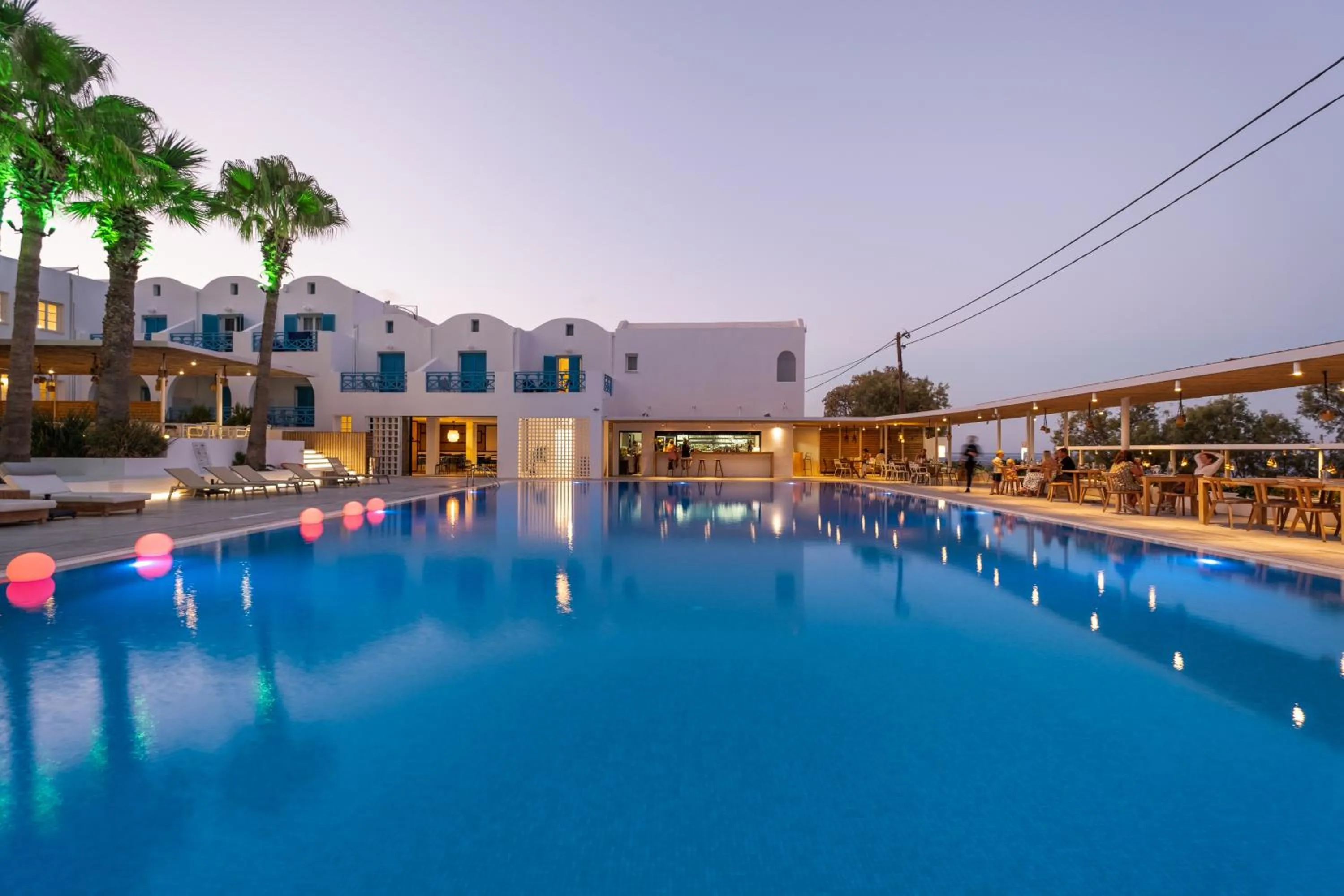 Property building in Kamari Beach Hotel