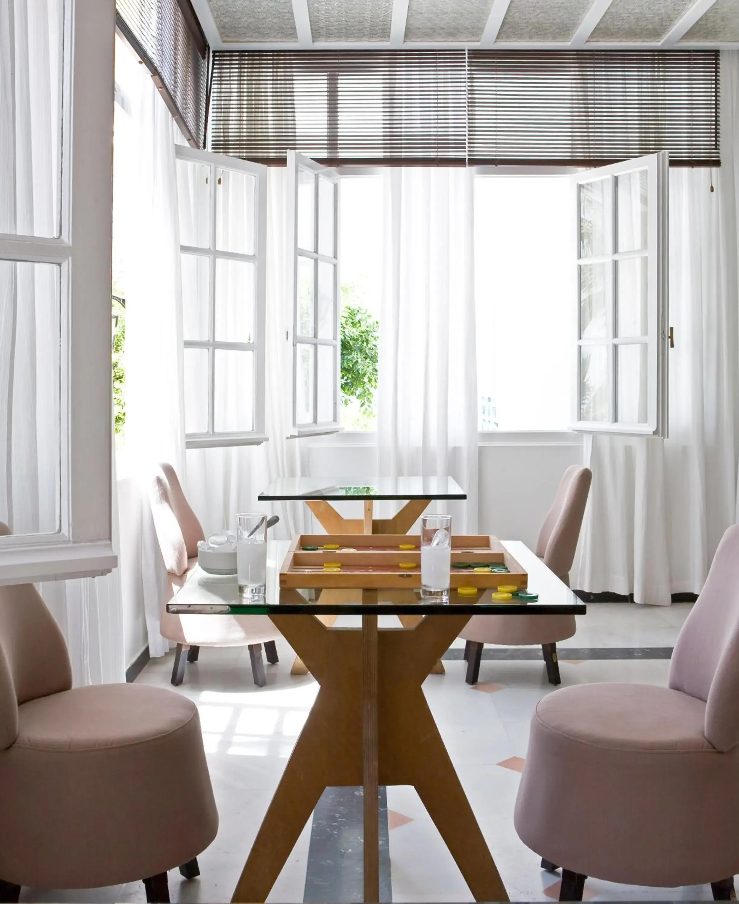 Lounge or bar in Kamari Beach Hotel Lounge or bar in Kamari Beach Hotel