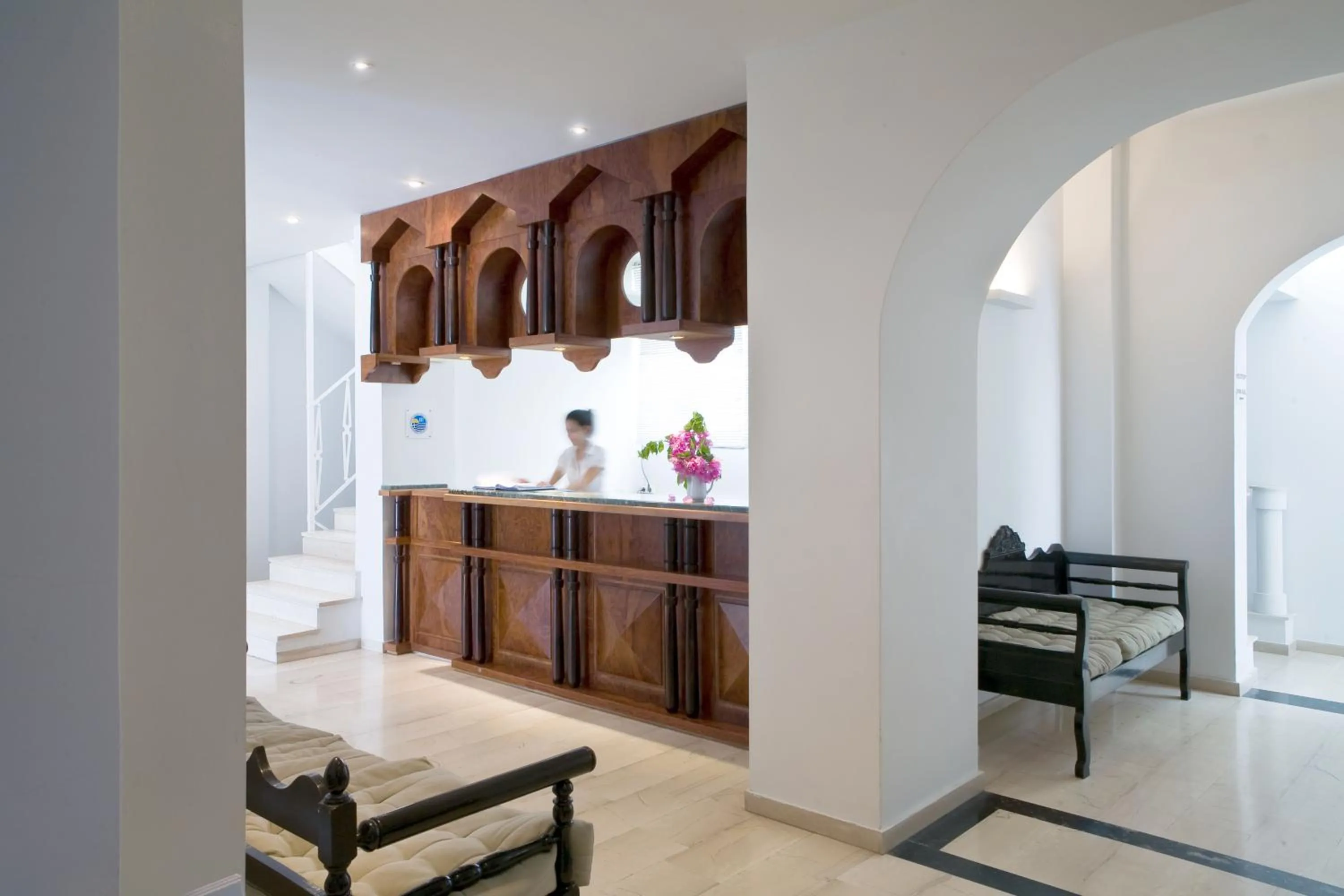 Lobby or reception in Kamari Beach Hotel