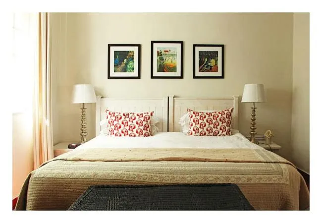 Bed in Waterfall Cottages