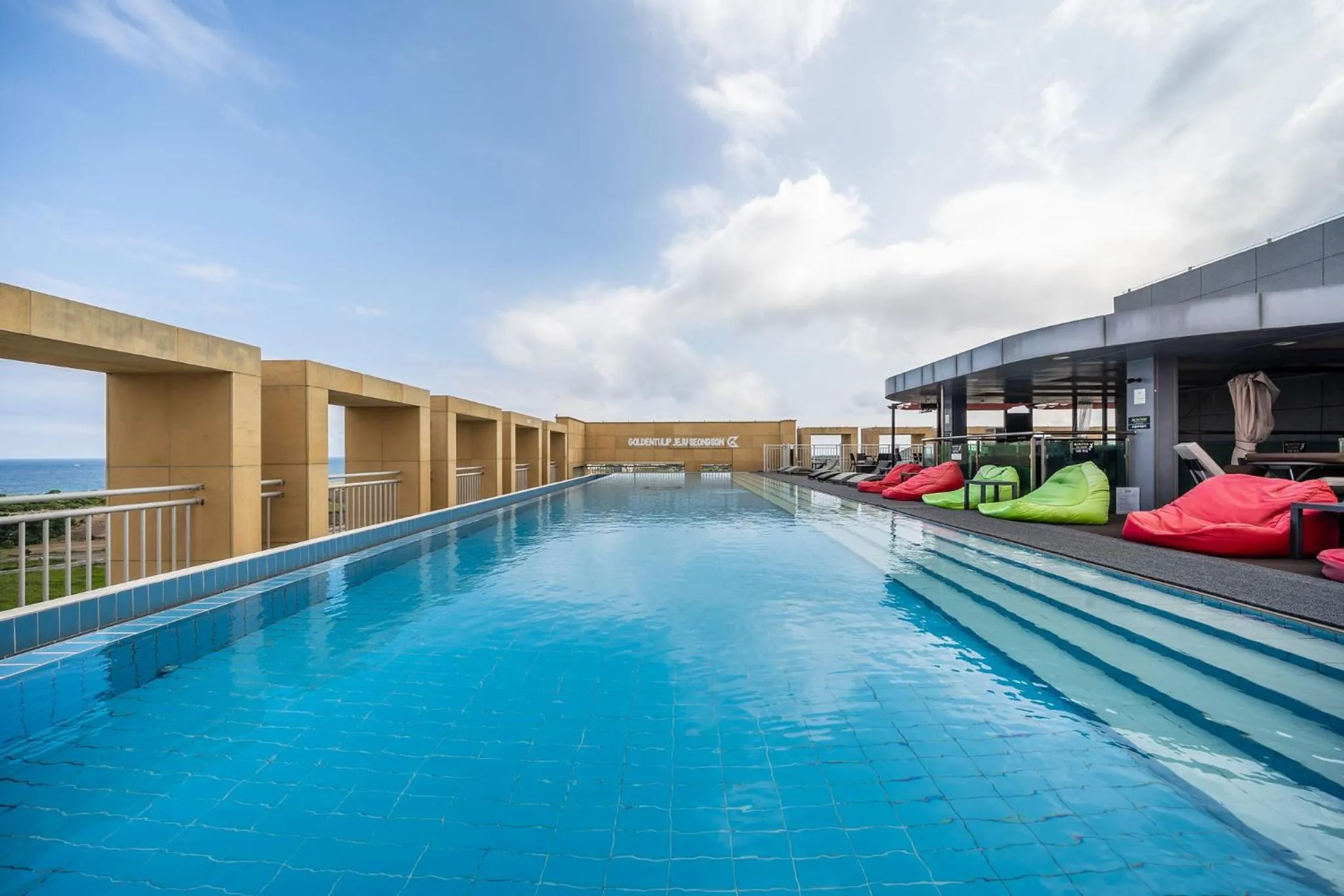 Swimming pool in Golden Tulip Jeju Seongsan Hotel