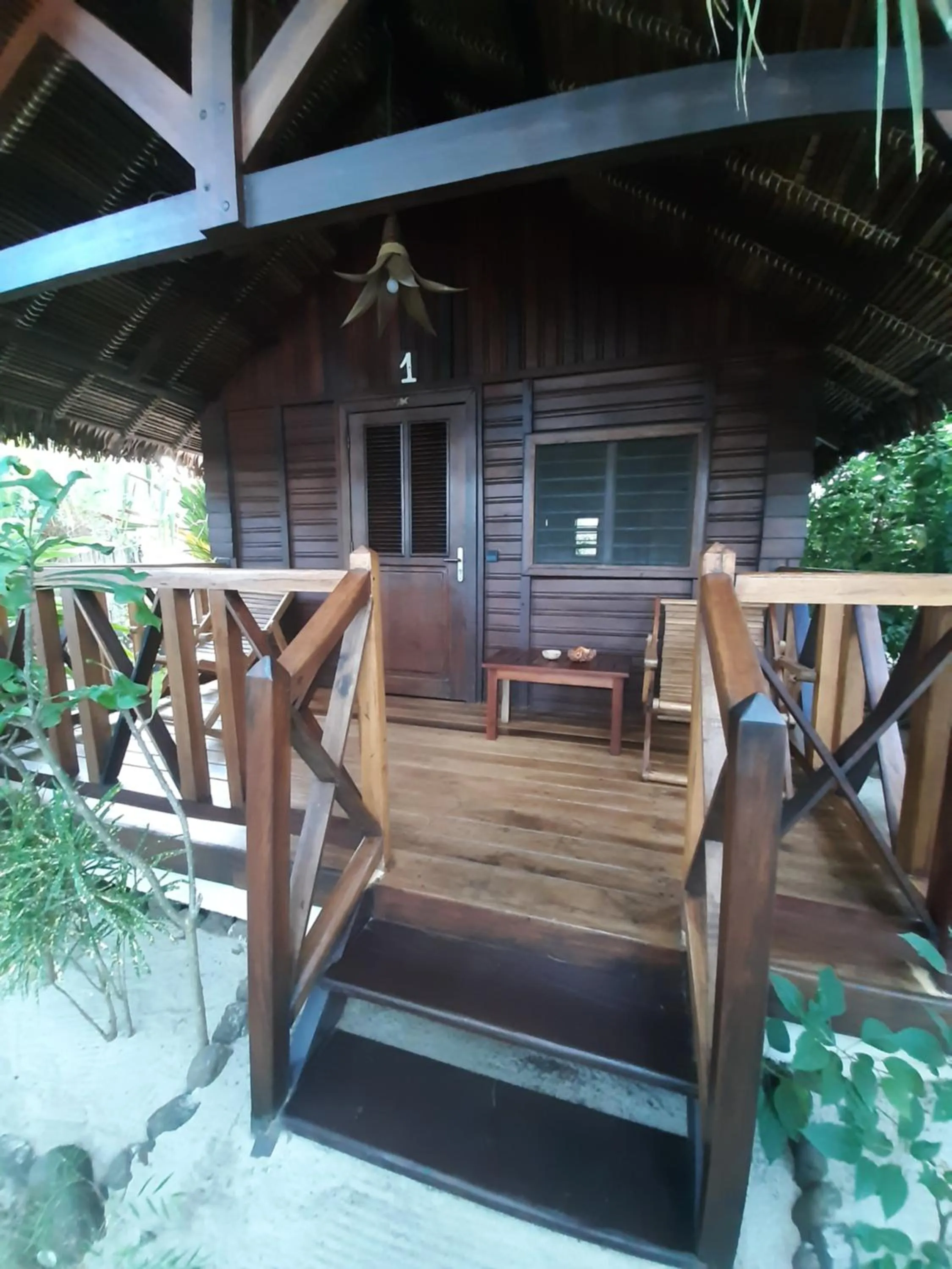 Patio in Le Moya Beach