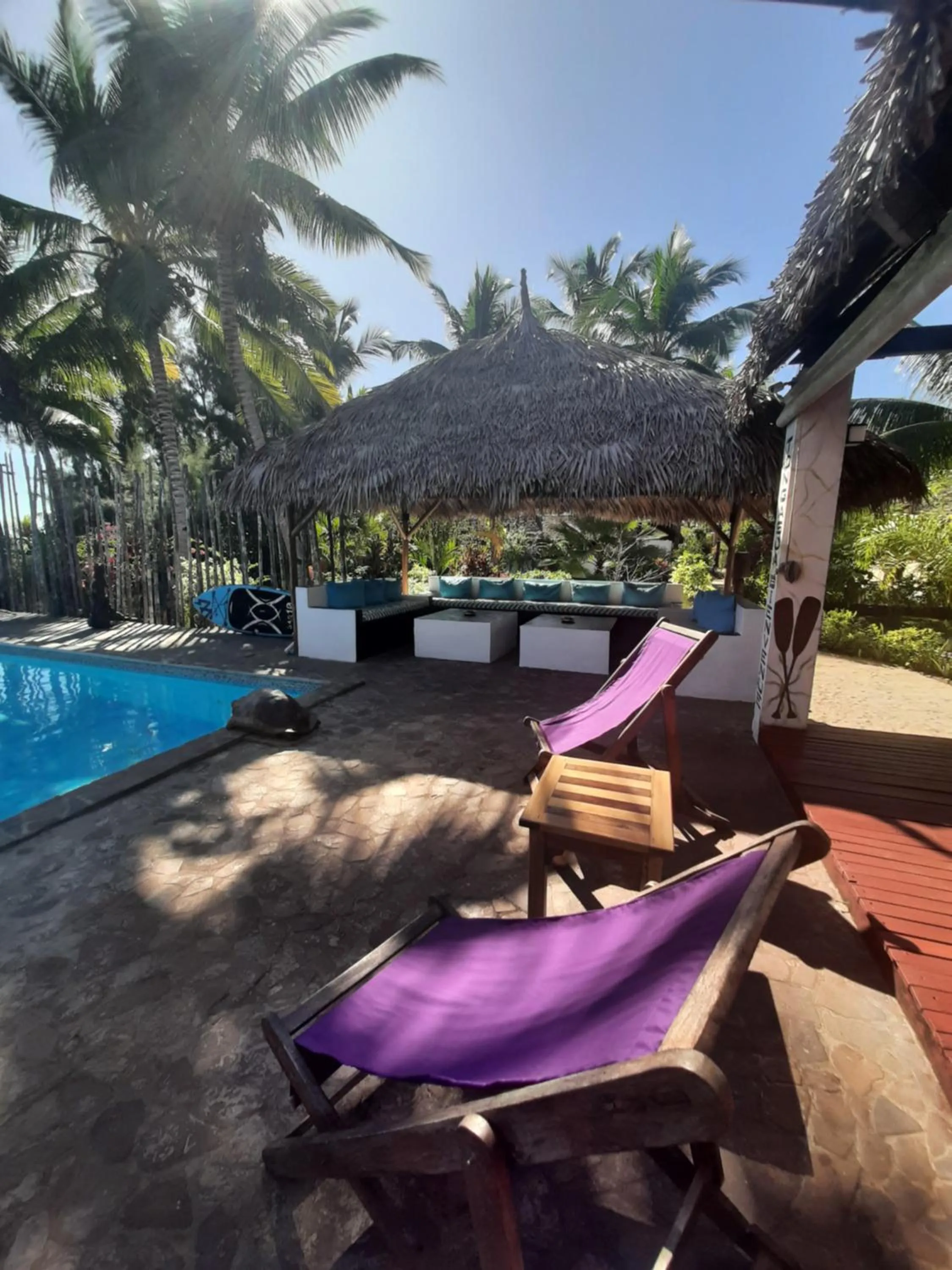 Patio in Le Moya Beach