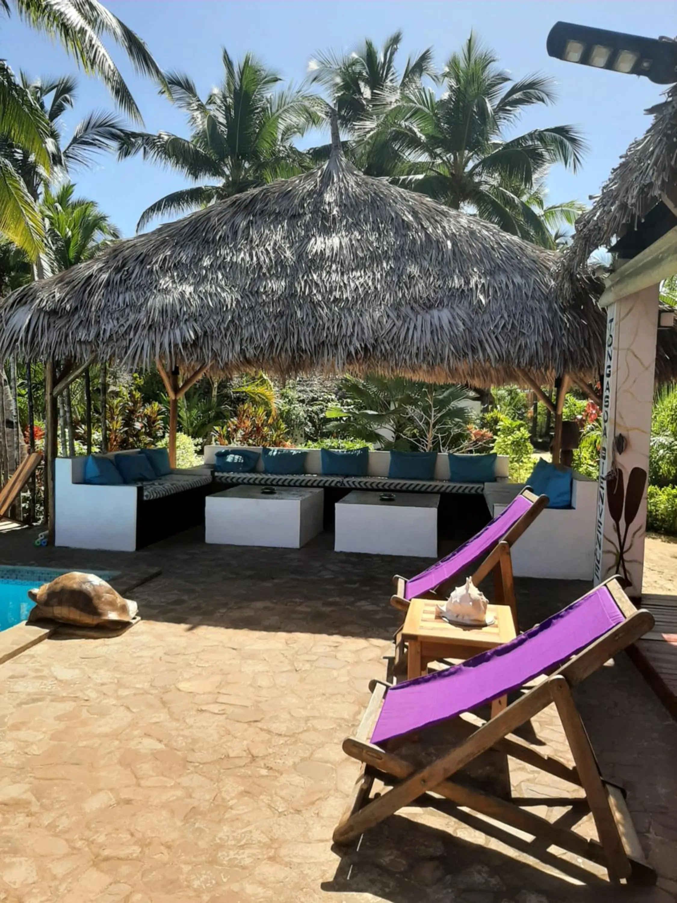Patio in Le Moya Beach