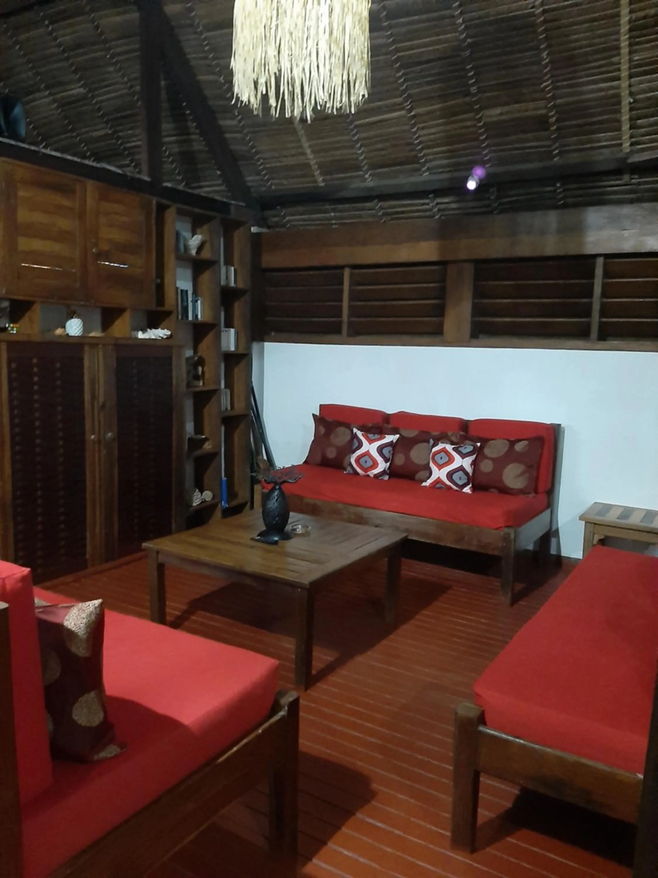 Seating area in Le Moya Beach