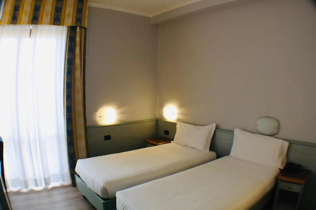 Facility for disabled guests, Bed in Hotel Europa Milano