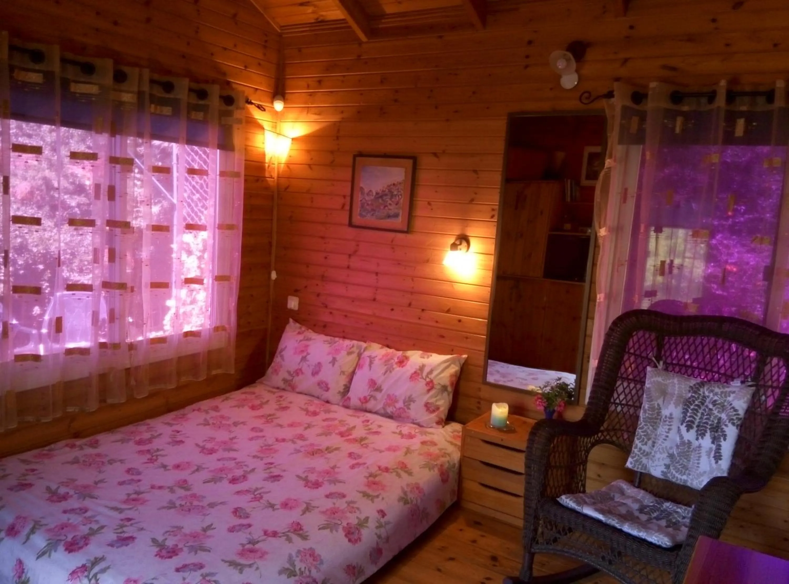 Bed in Cabin In The View