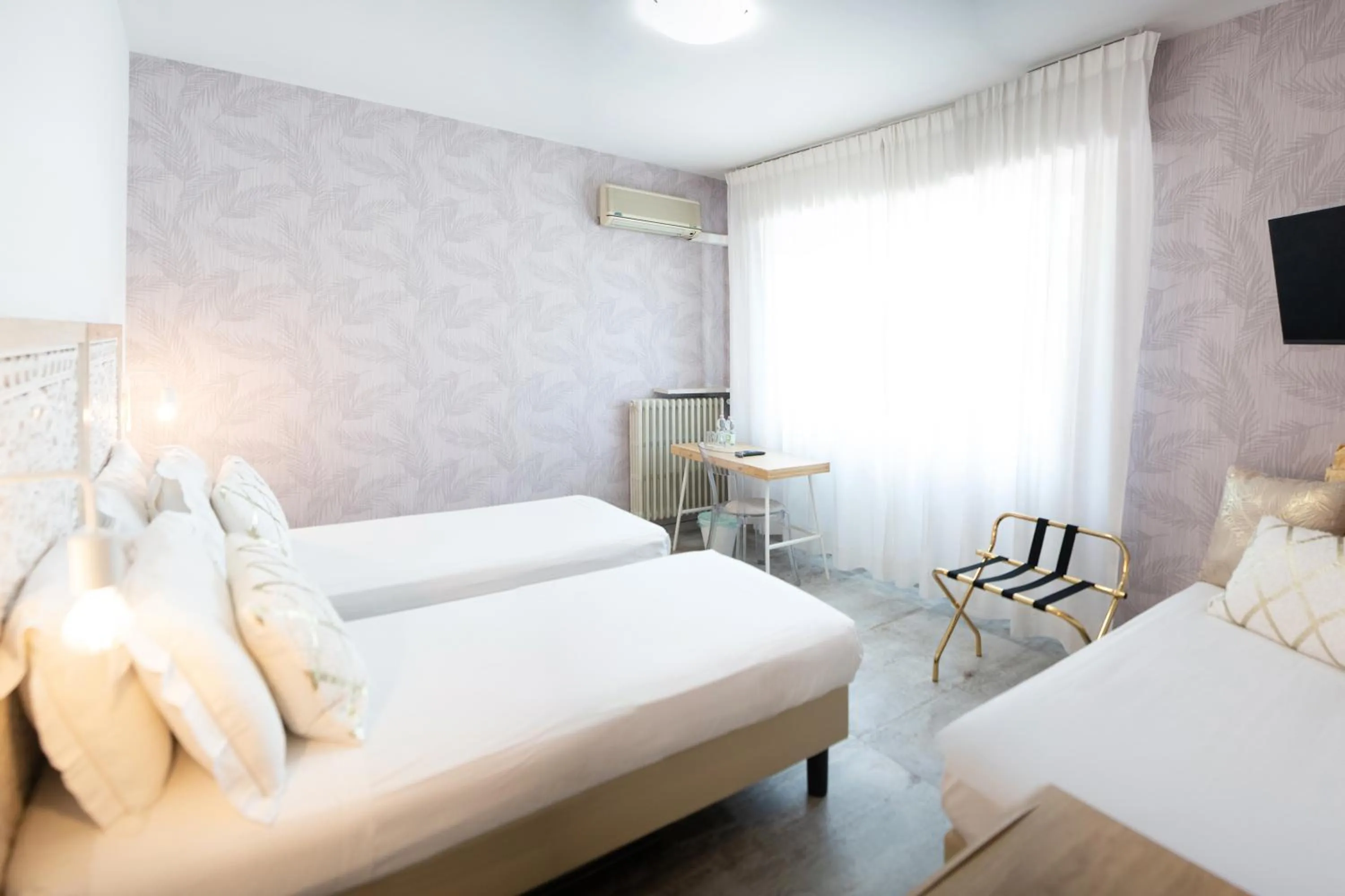 Bed in Hotel Brennero