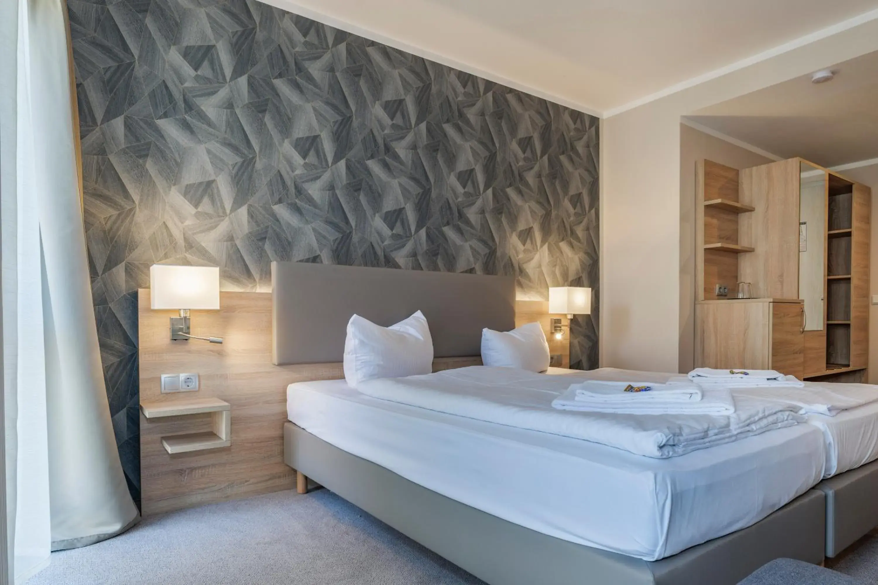 Bed in Das Copnic Berlin Bed in Das Copnic Berlin