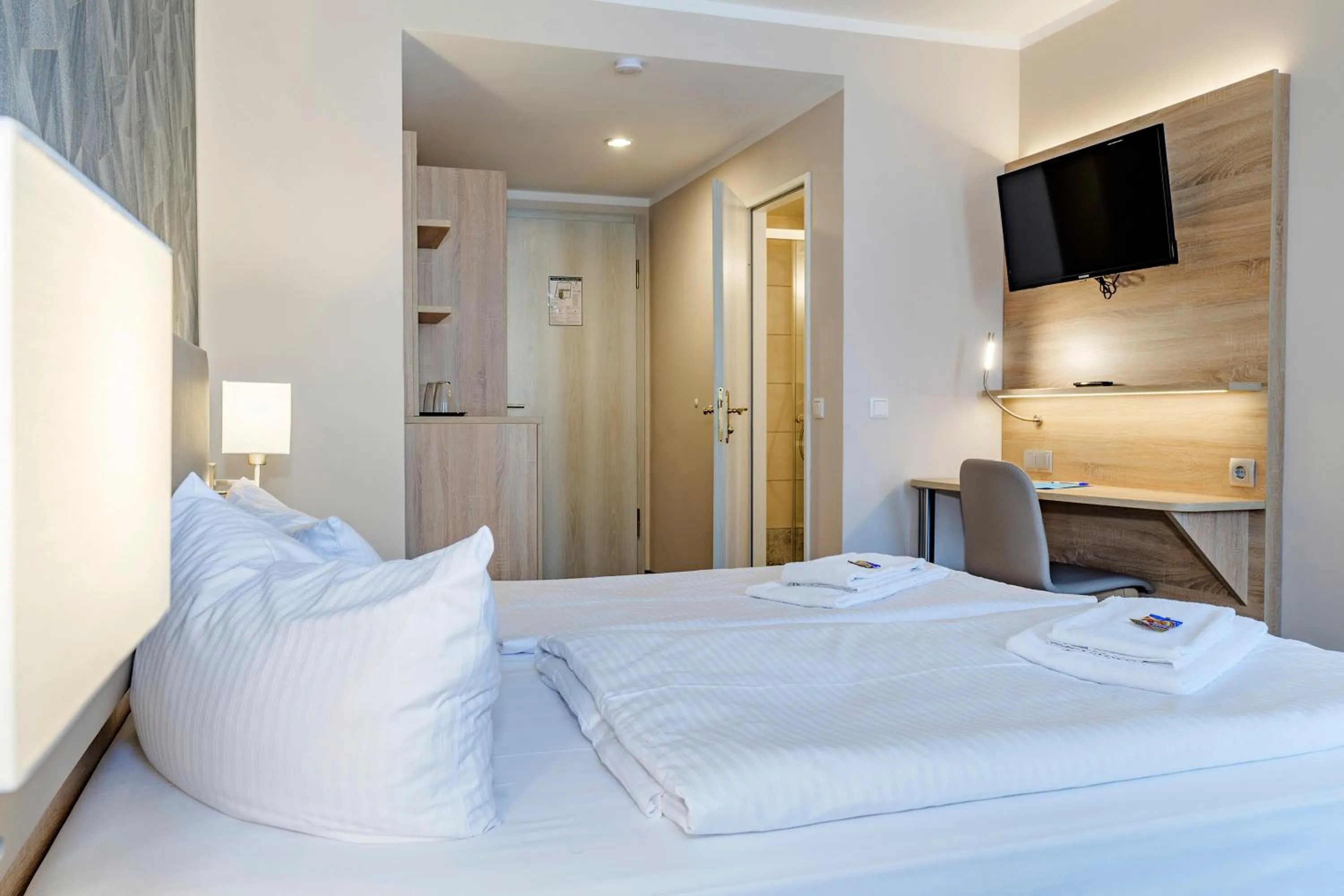 Bed in Das Copnic Berlin