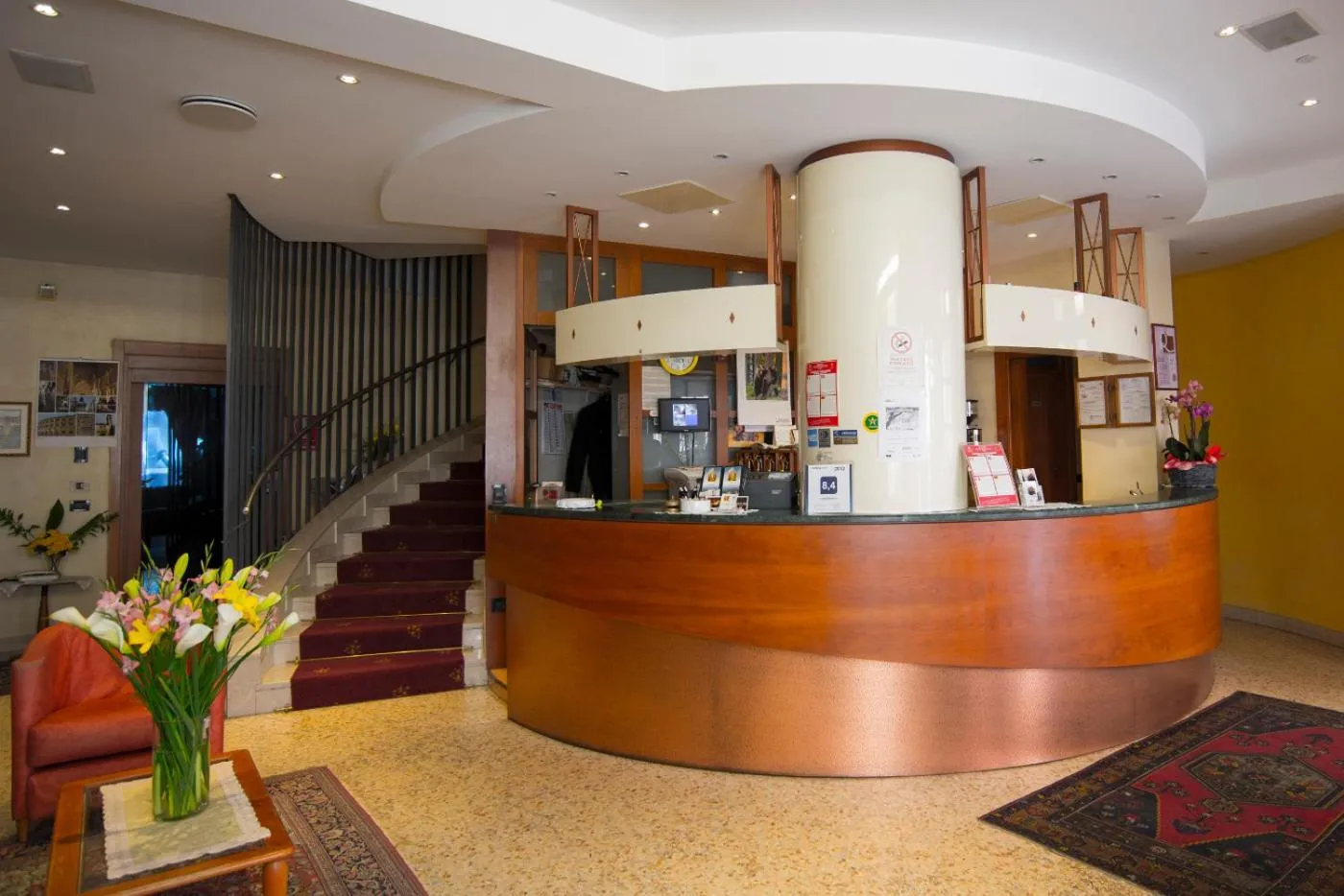 Lobby or reception in Hotel Brennero