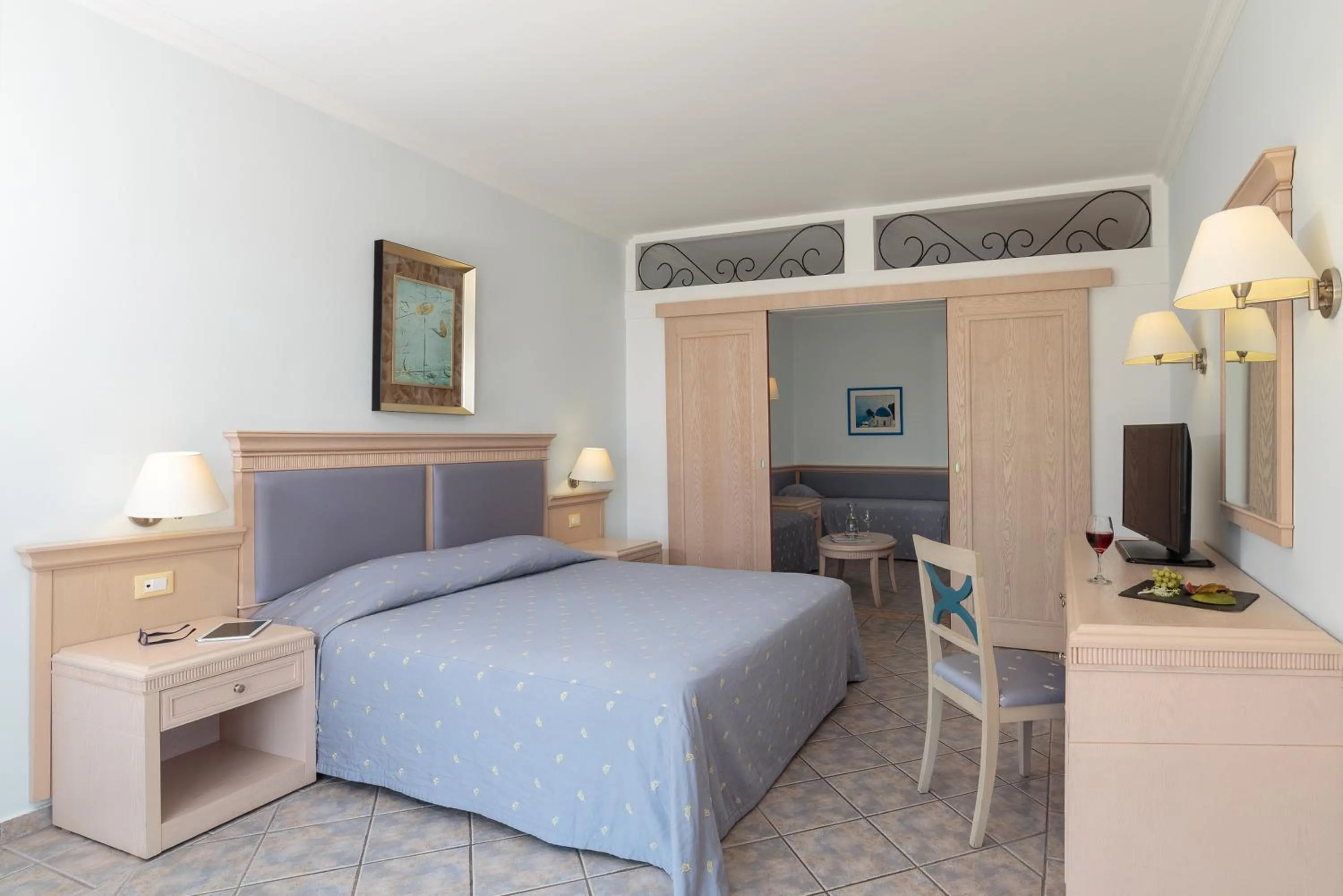 Superior Family Room Garden View in Lindos Princess Beach Hotel