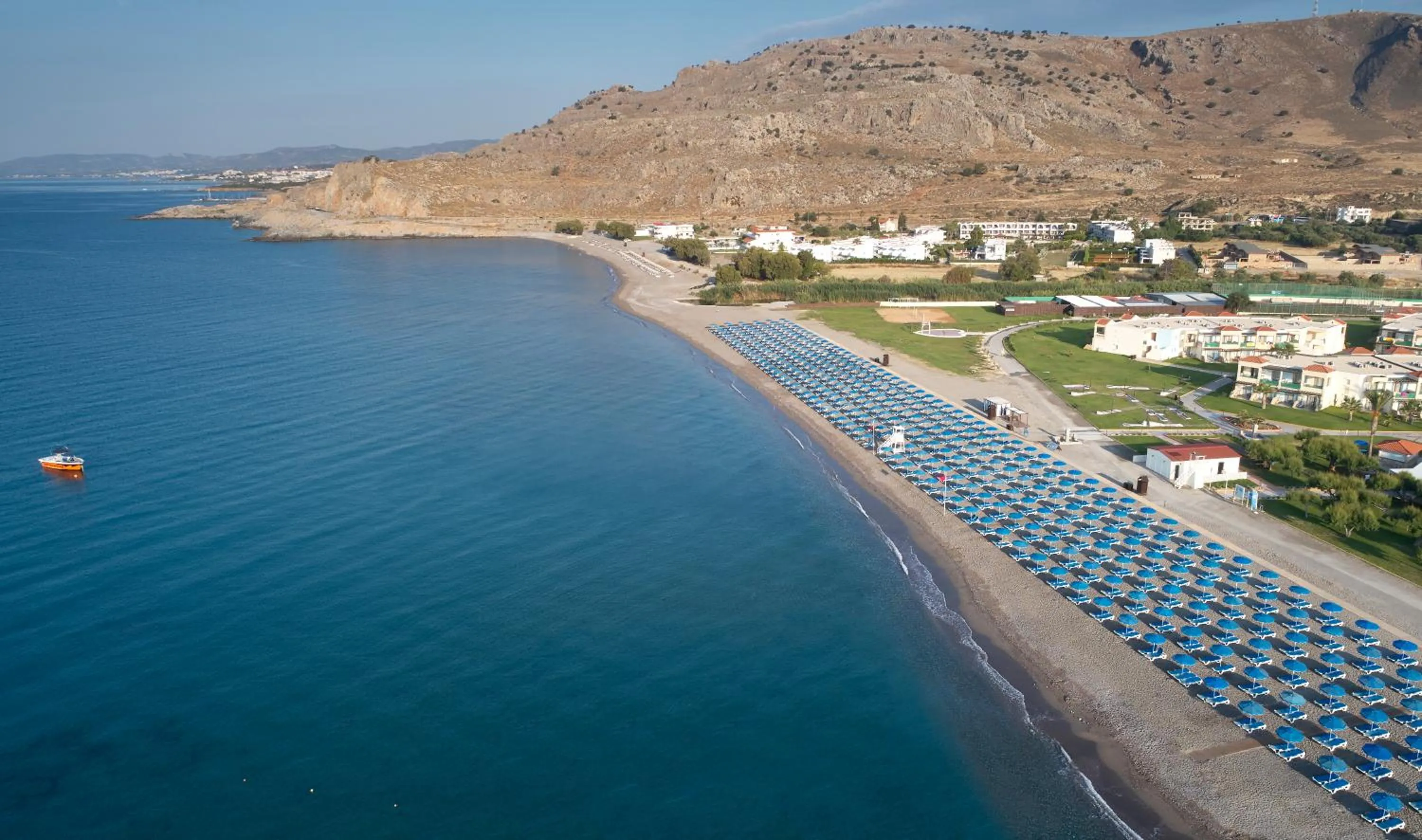Bird's eye view in Lindos Princess Beach Hotel