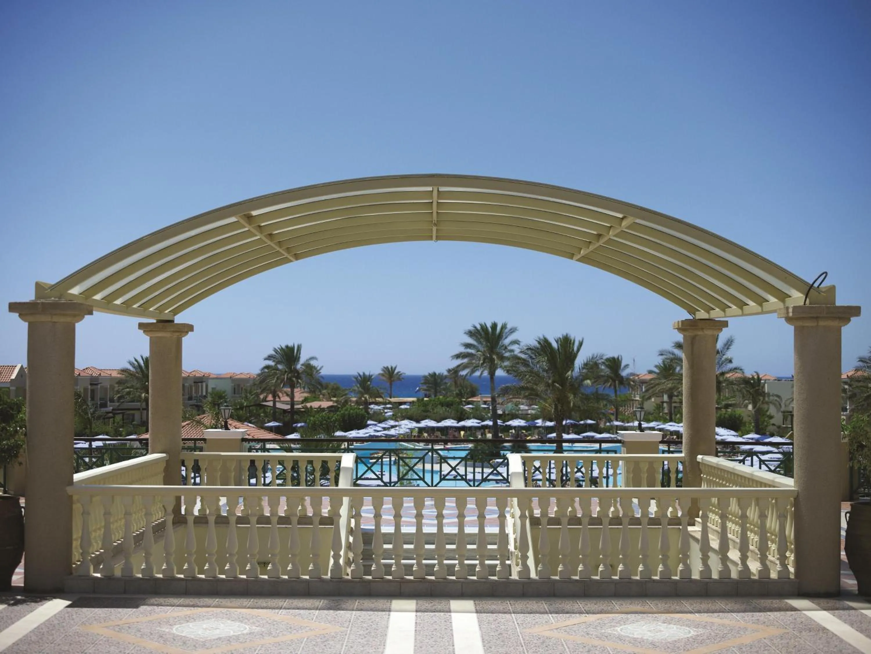 Facade/entrance in Lindos Princess Beach Hotel