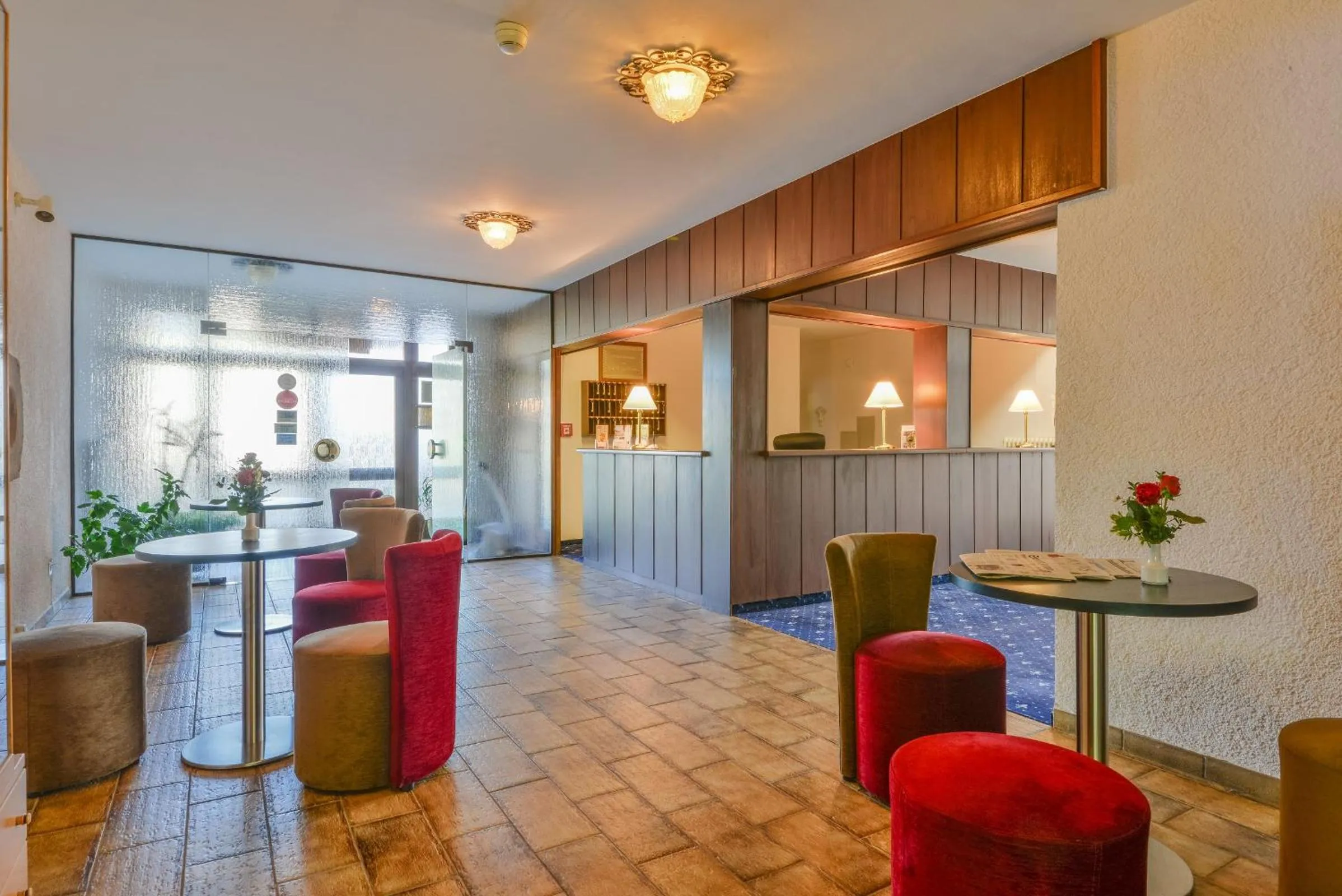 Lobby or reception in Hotel Zur Mühle