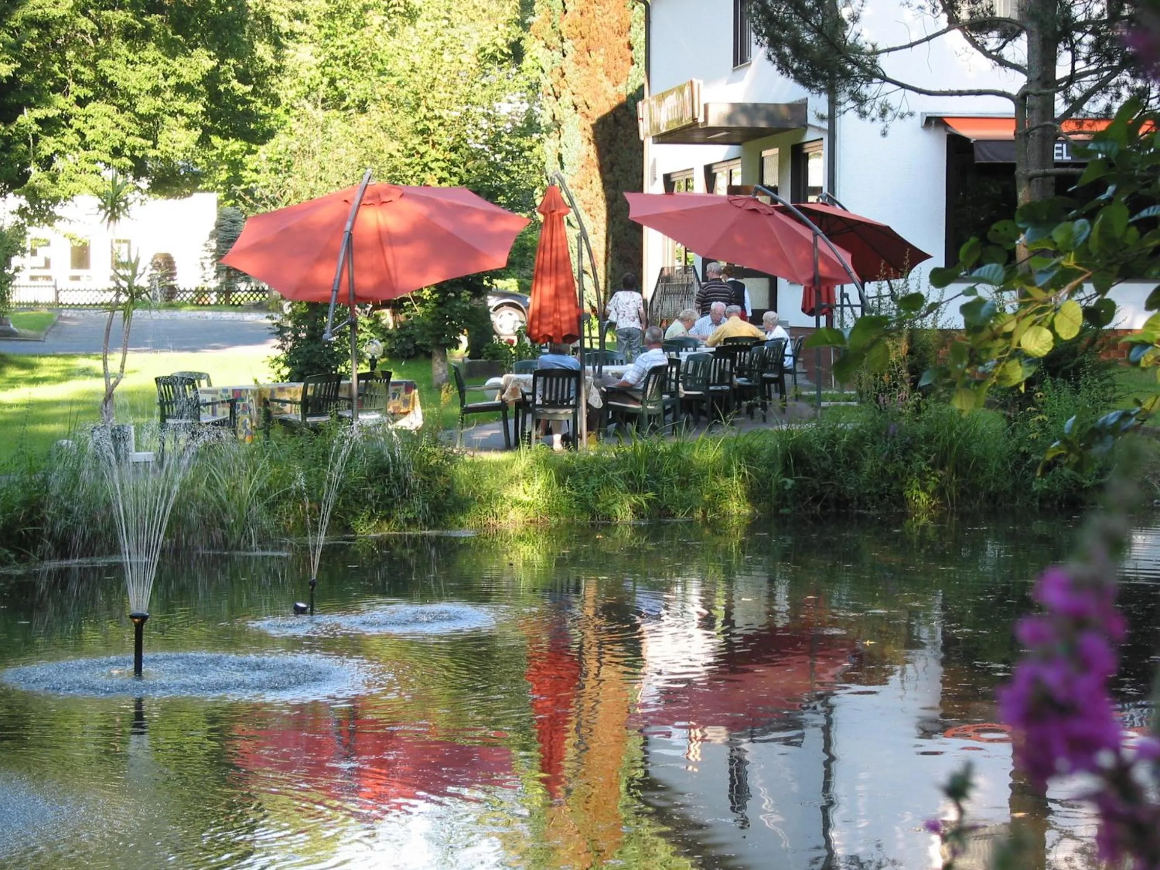 Garden in Hotel Zur Mühle