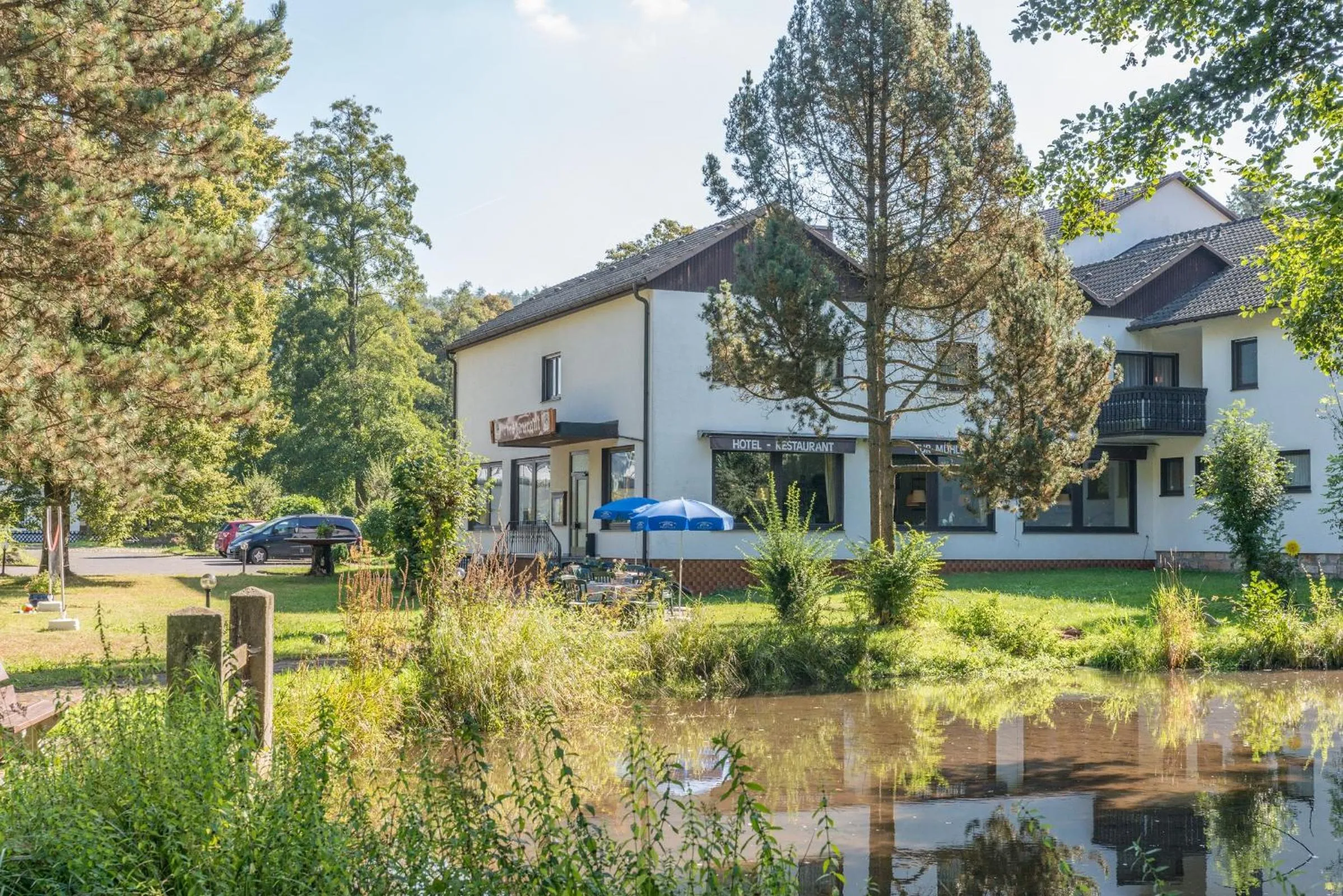 Garden in Hotel Zur Mühle