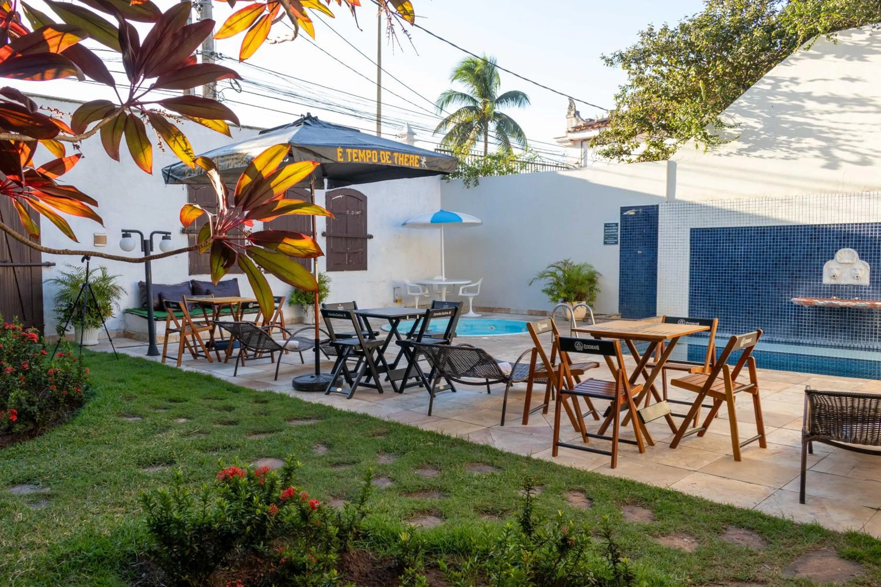 Swimming pool in Pousada Boulevard