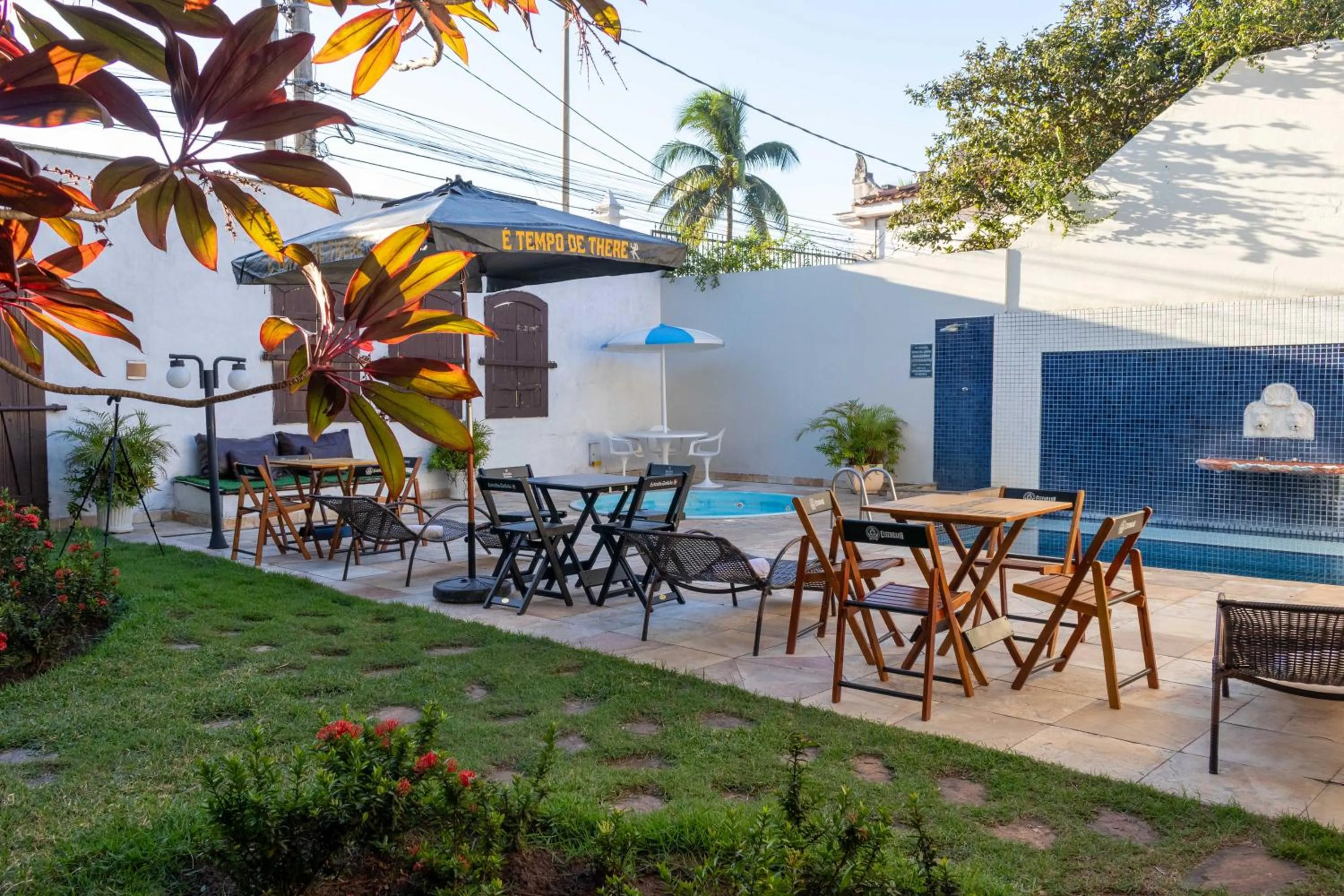 Garden view in Pousada Boulevard