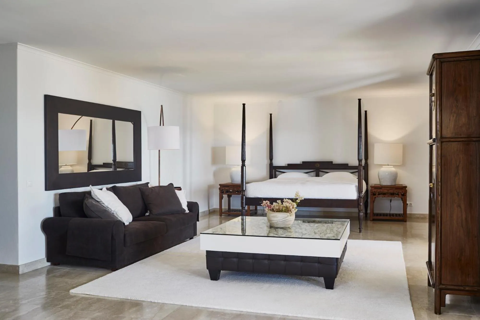 Living room, Bed in Vila Joya