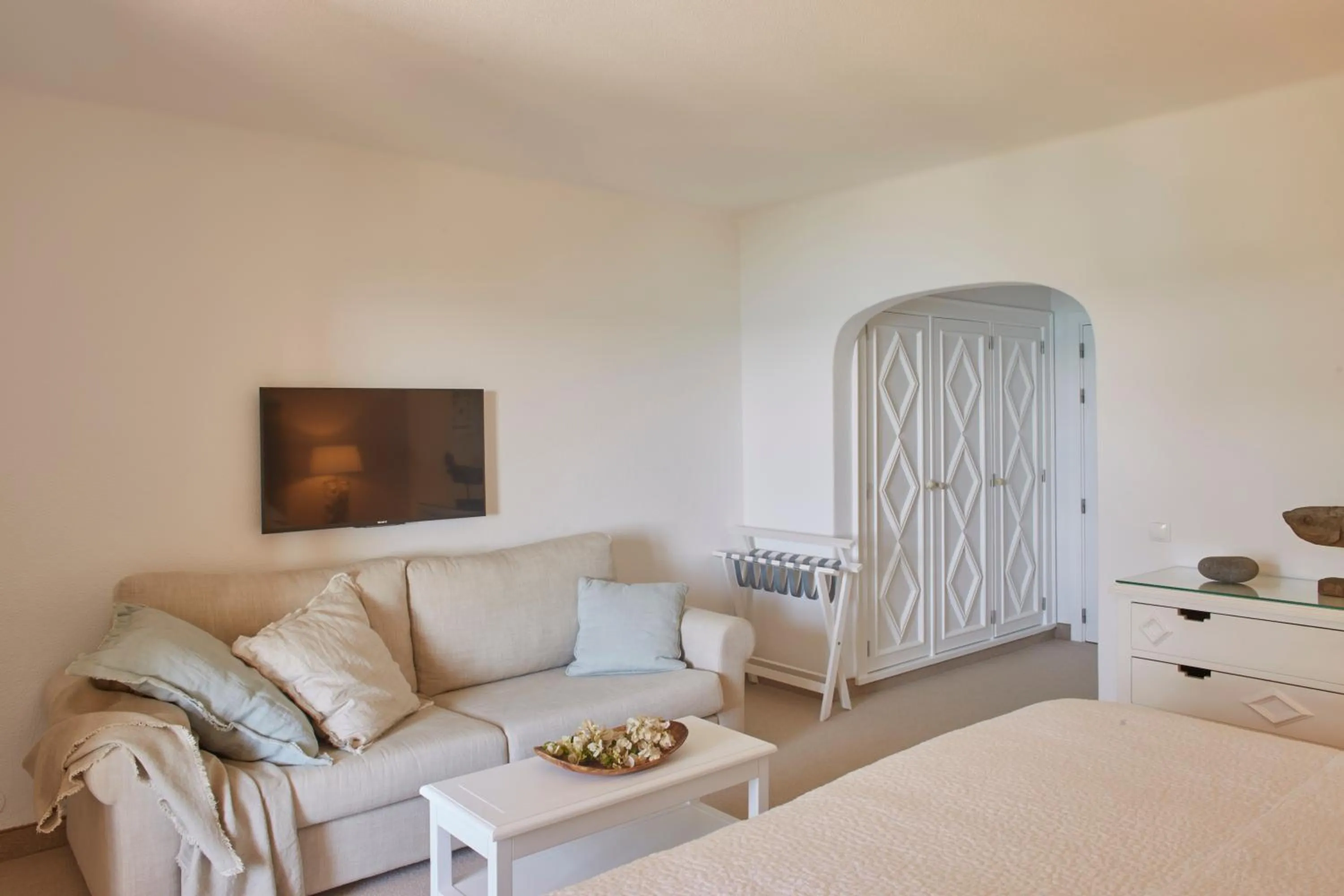 Living room, Bed in Vila Joya