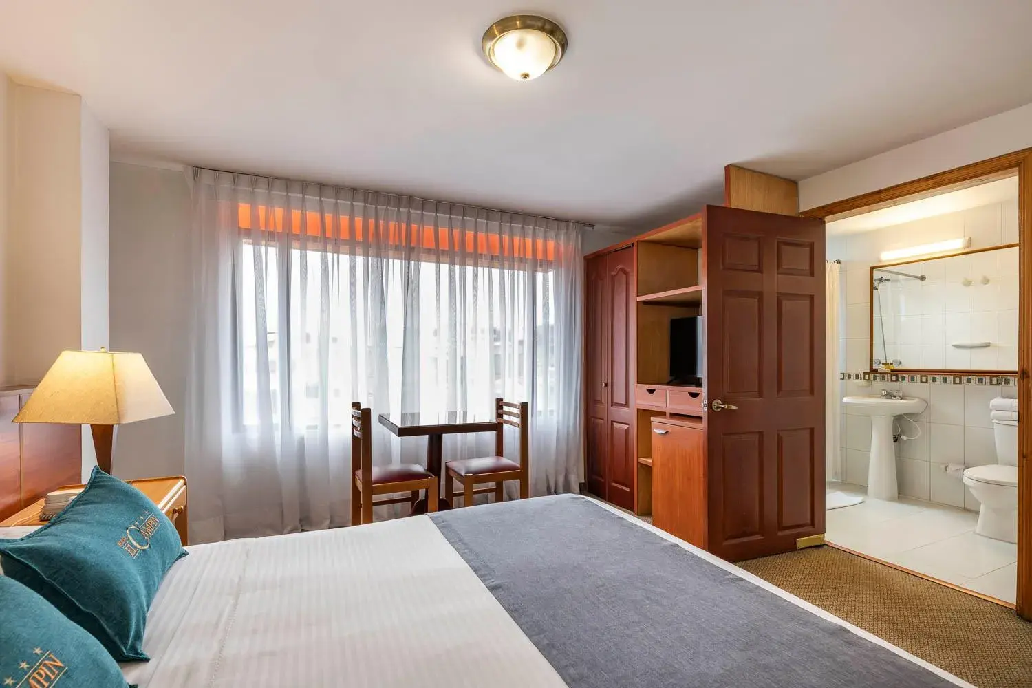 Decorative detail, Bed in Hotel El Campin Decorative detail, Bed in Hotel El Campin