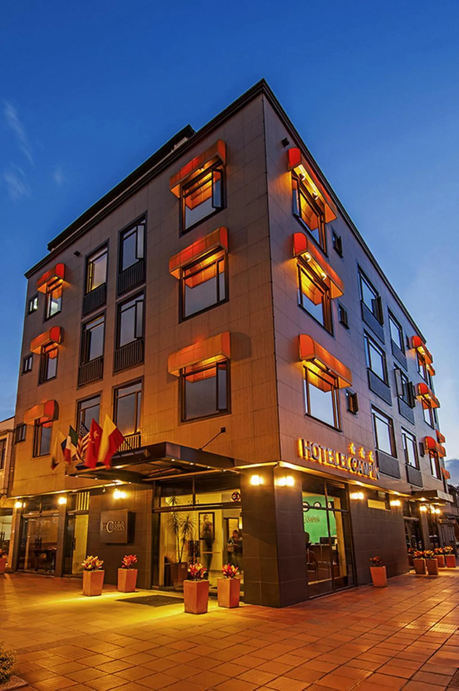Facade/entrance in Hotel El Campin