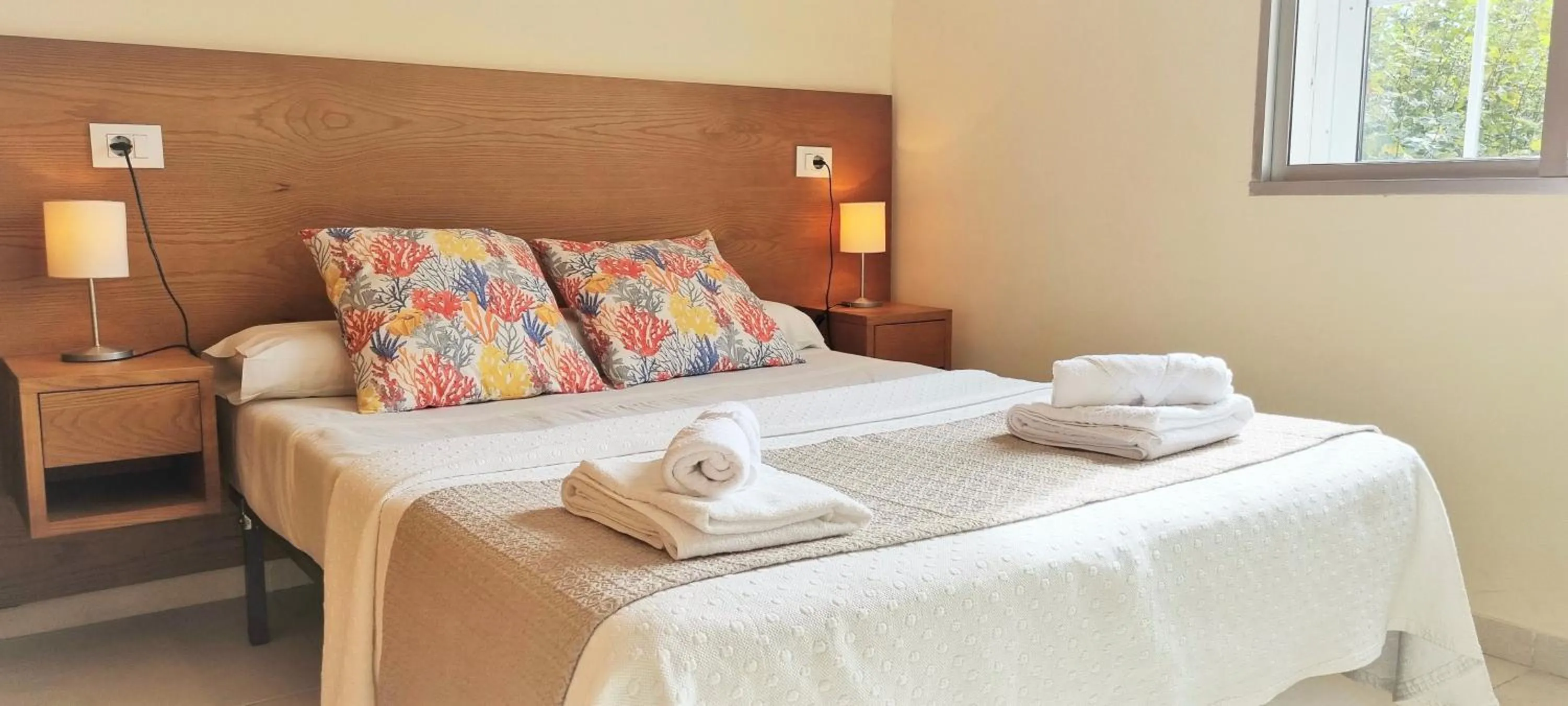 Bed in Pensión San Antón