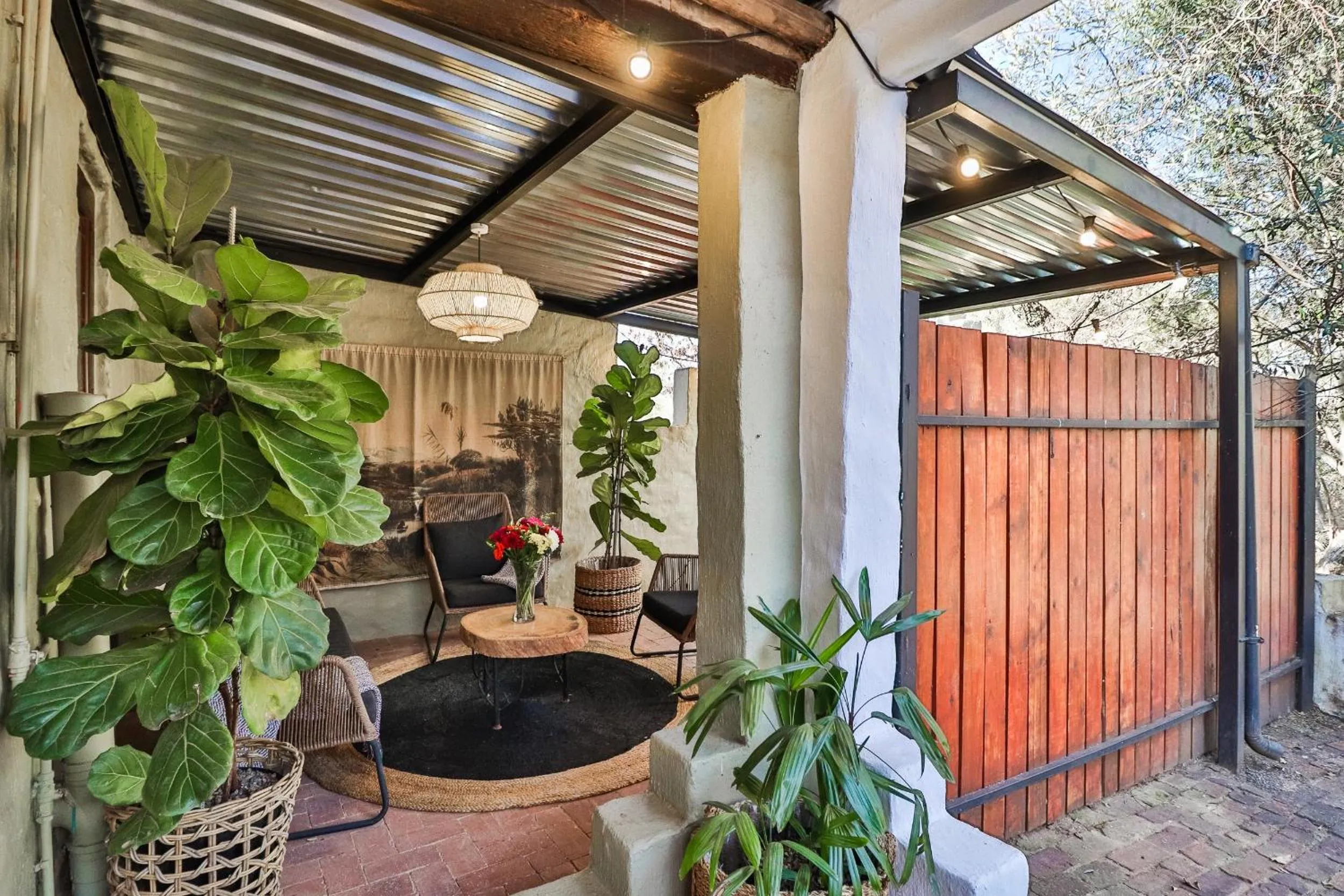 Seating area in Bly B&B