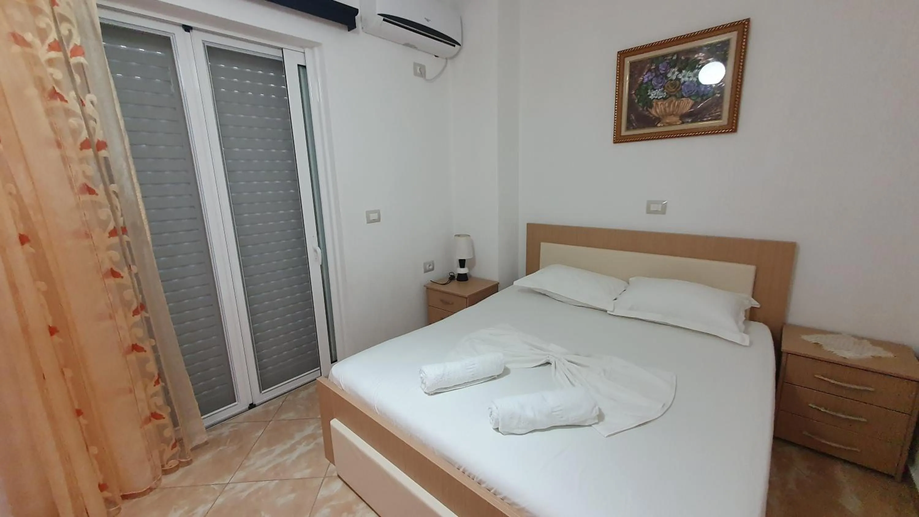 Bedroom, Bed in Villa Denis Ksamil