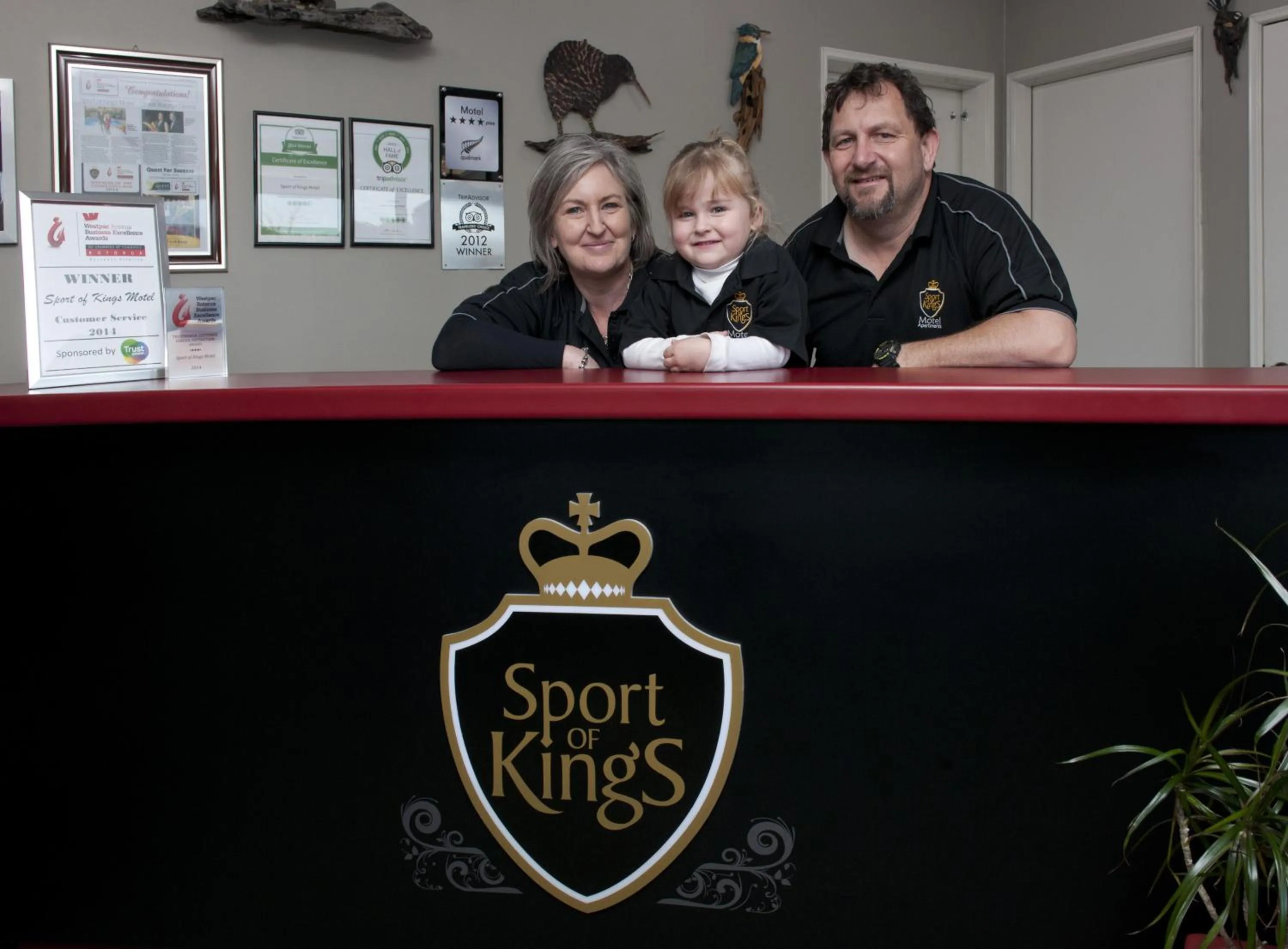 Staff in Sport Of Kings Motel