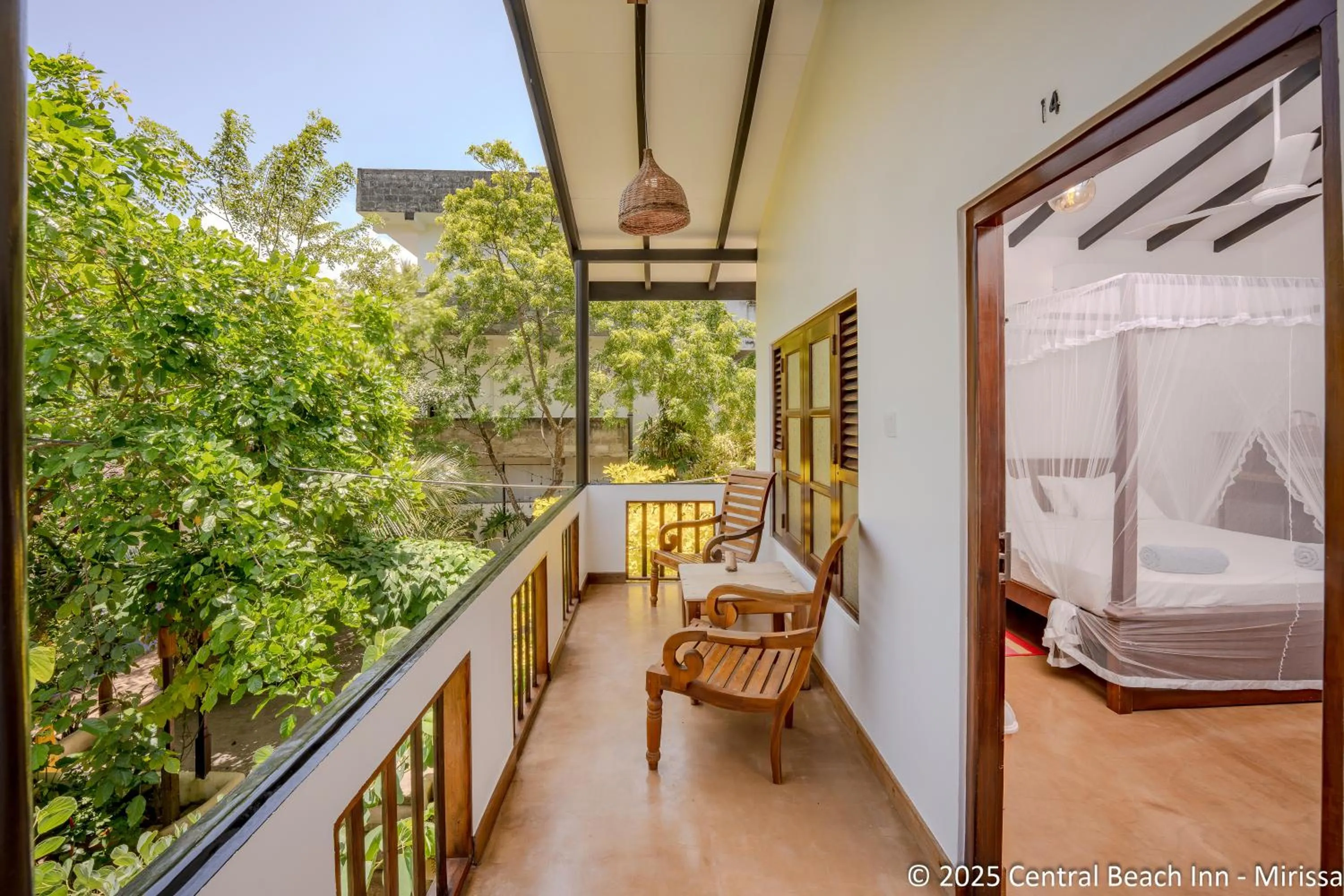 Balcony/Terrace in Central Beach Inn