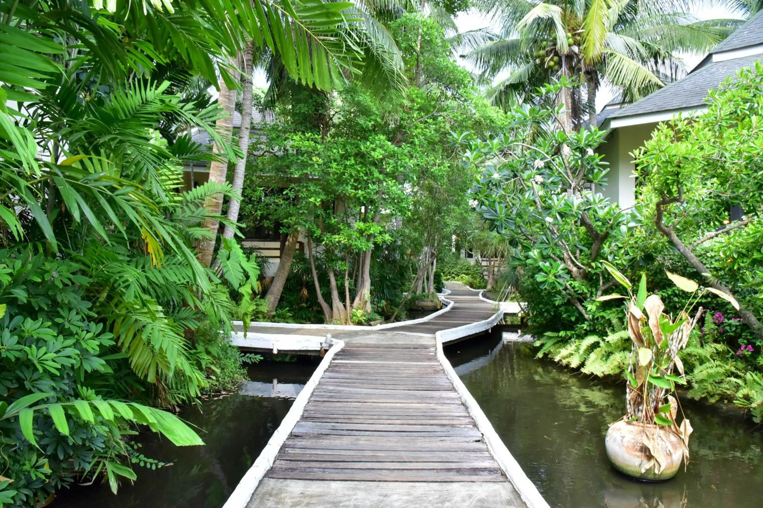 Garden view in Tanaosri Resort Pranburi