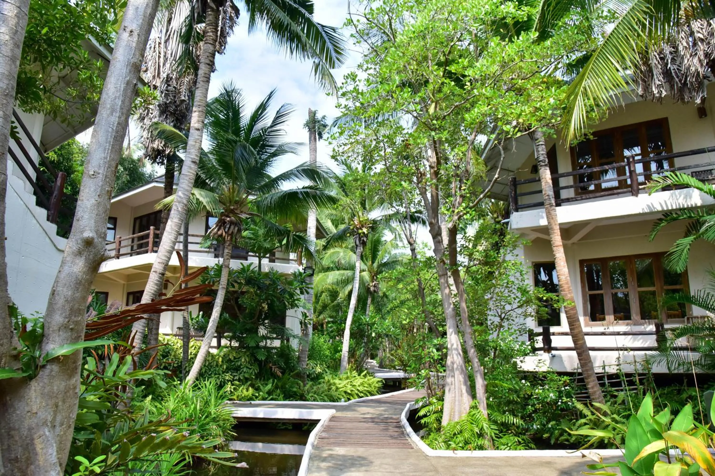 Garden view in Tanaosri Resort Pranburi