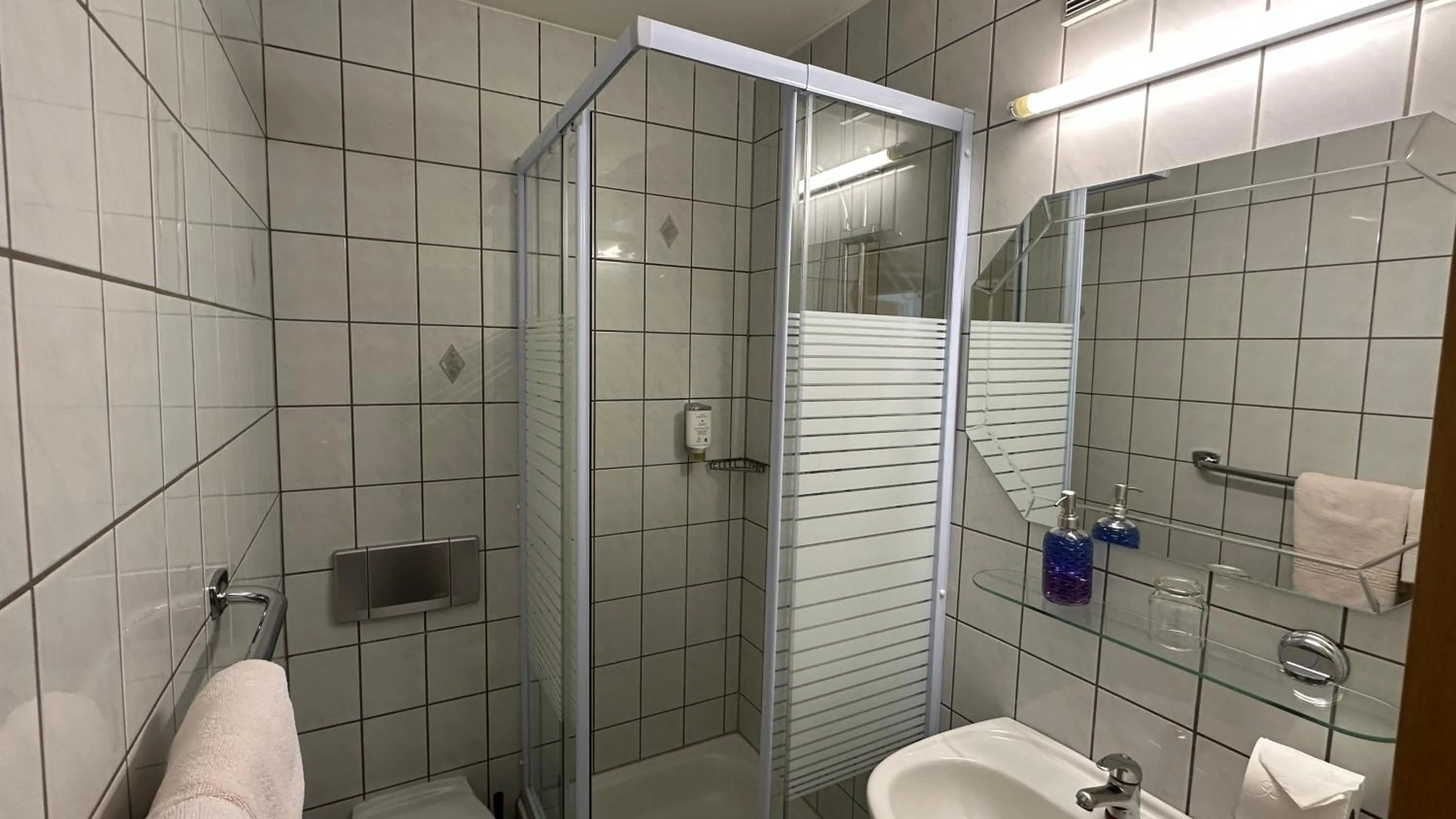 Shower in Hotel "Stadt Köthen"