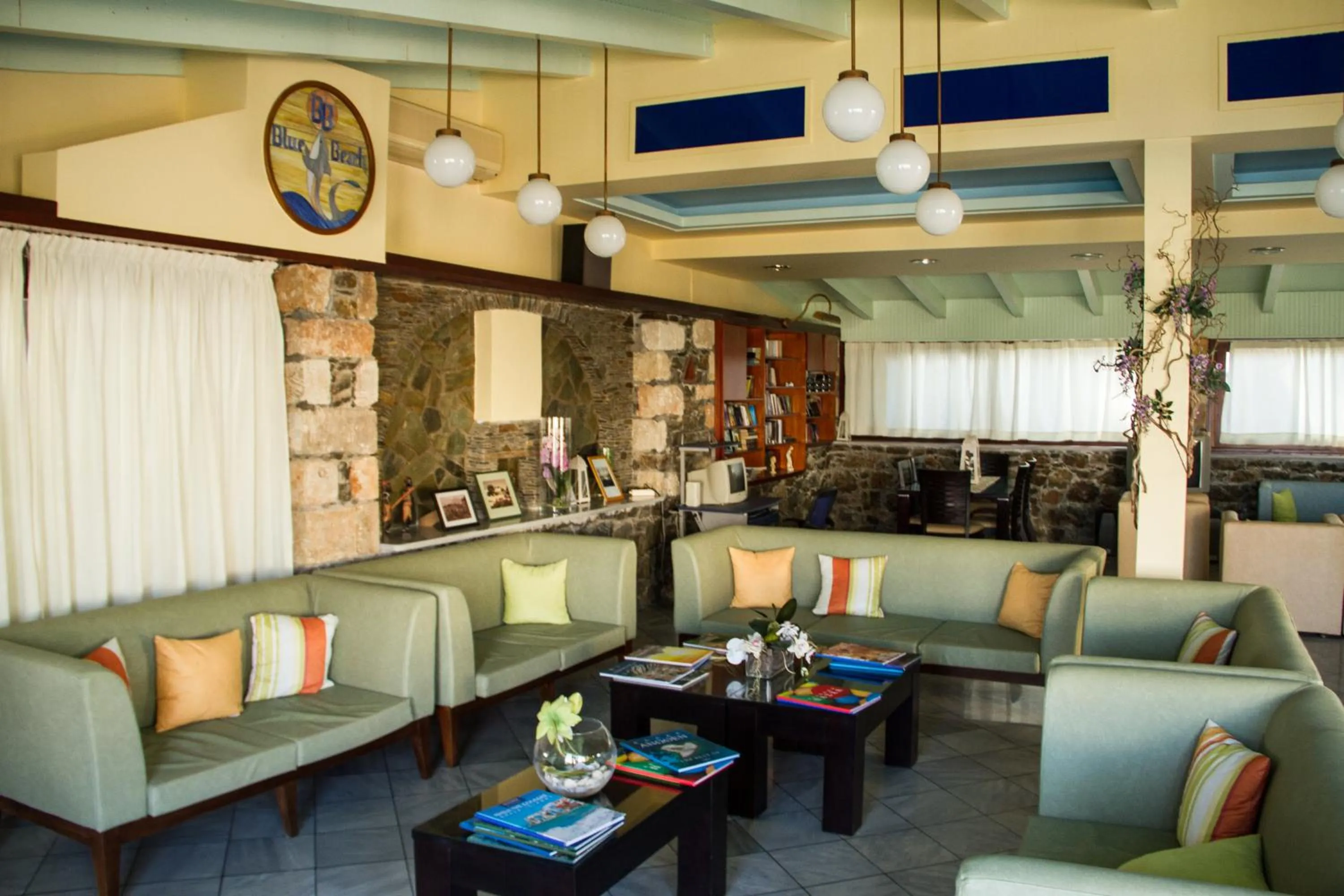 Lobby or reception in Blue Beach Villas Apartments