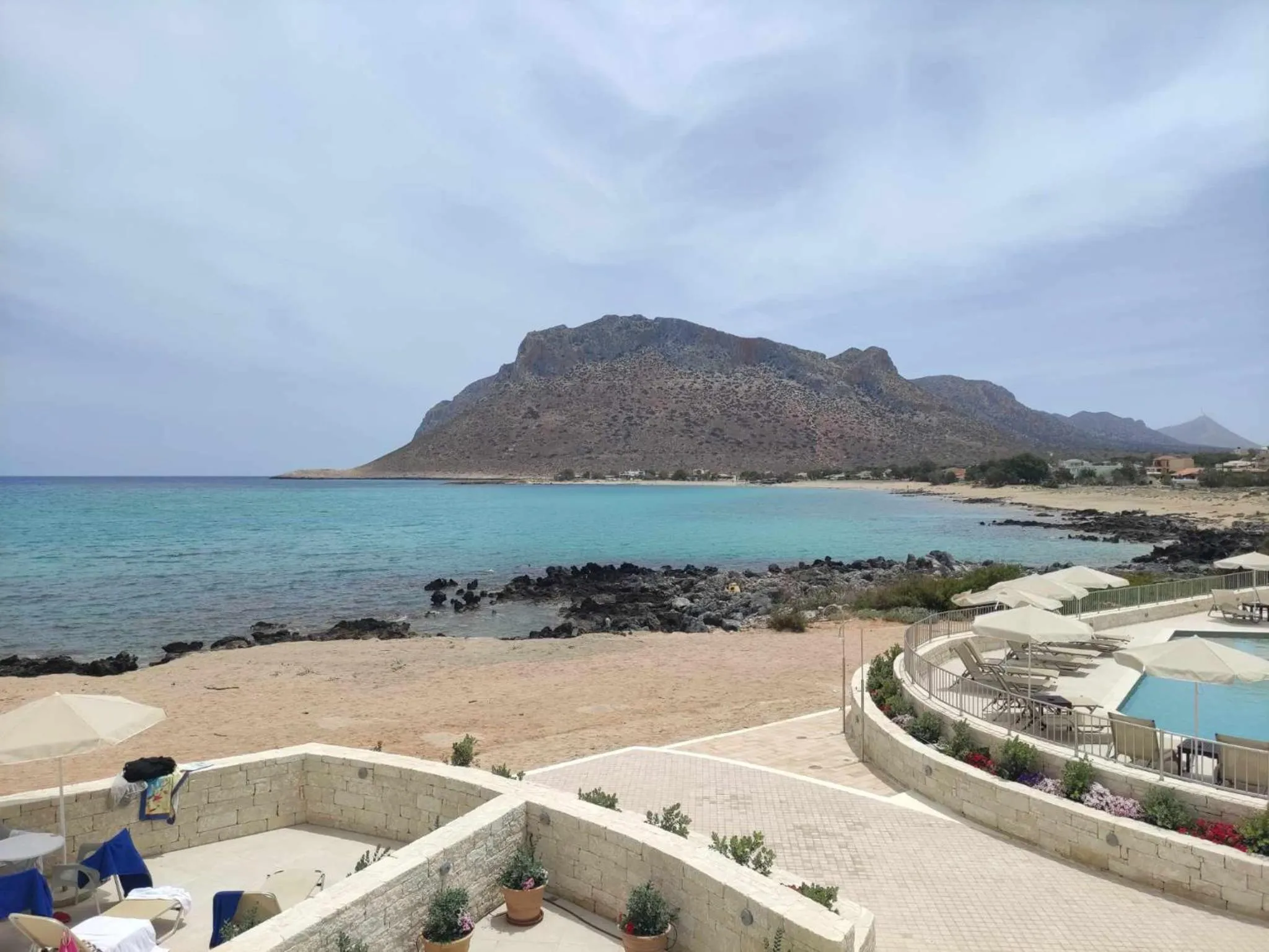 Swimming pool in Blue Beach Villas Apartments