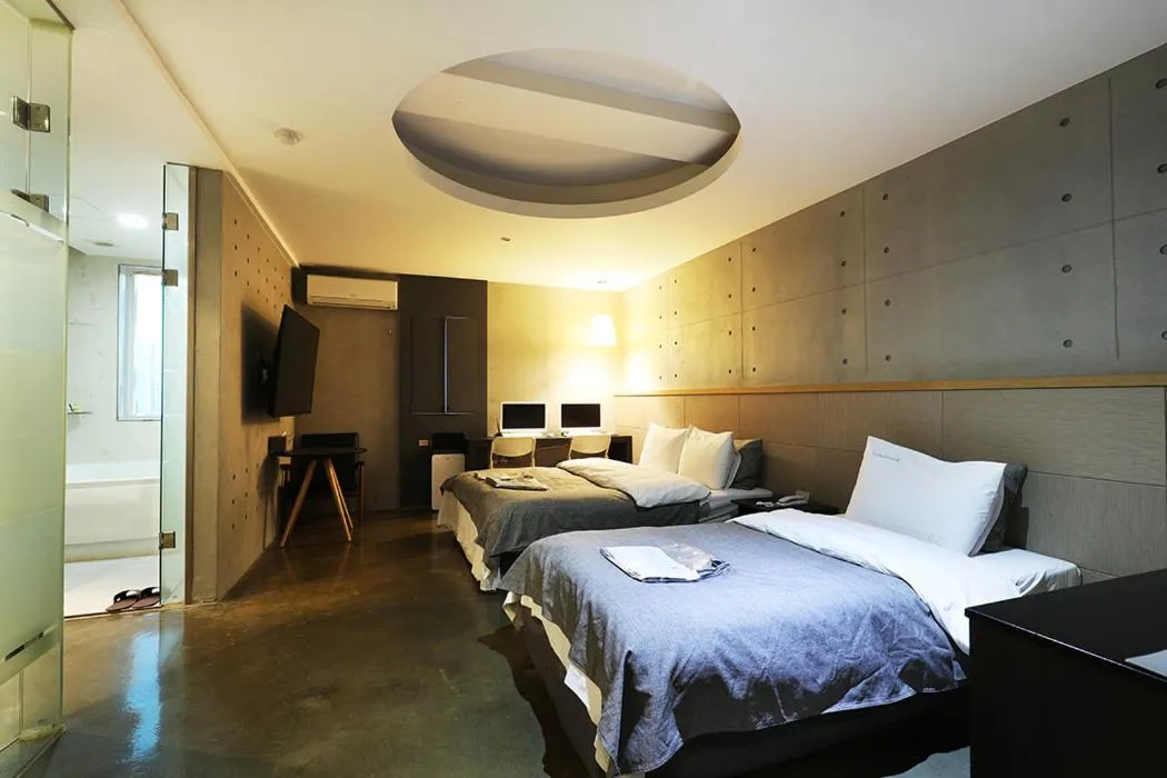 Bed in boutique hotel k Dongdaemun