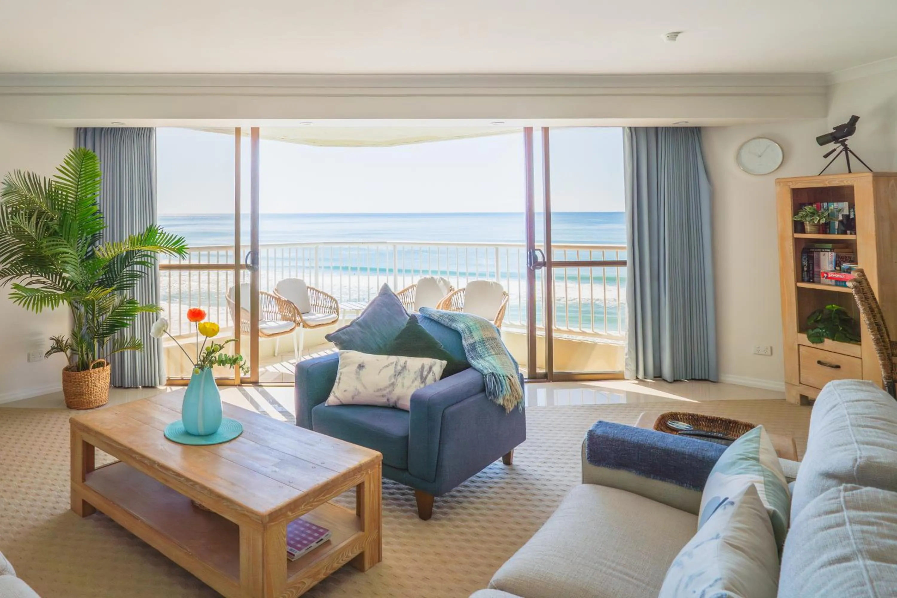 Living room in The Breakers