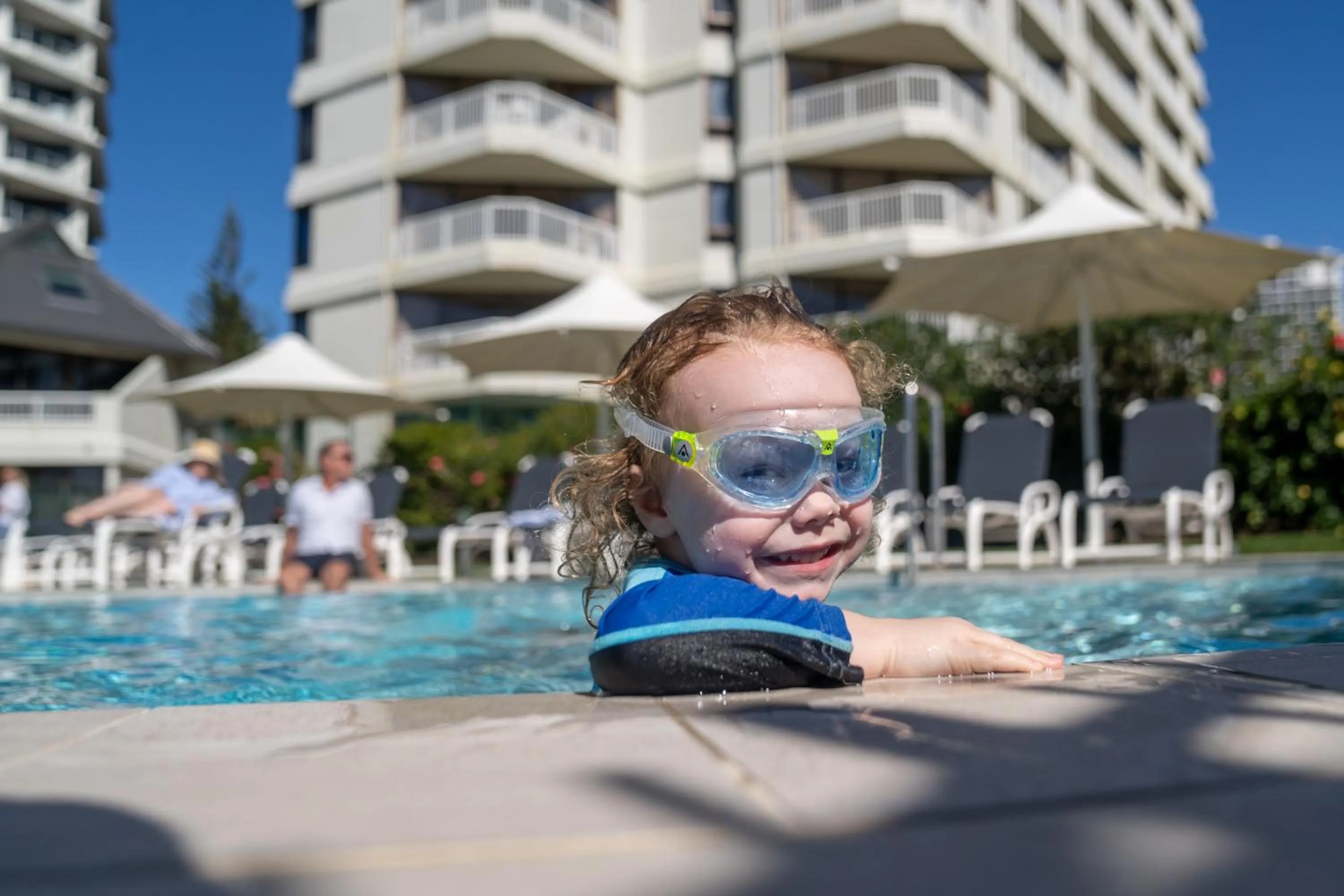 Pool view in The Breakers