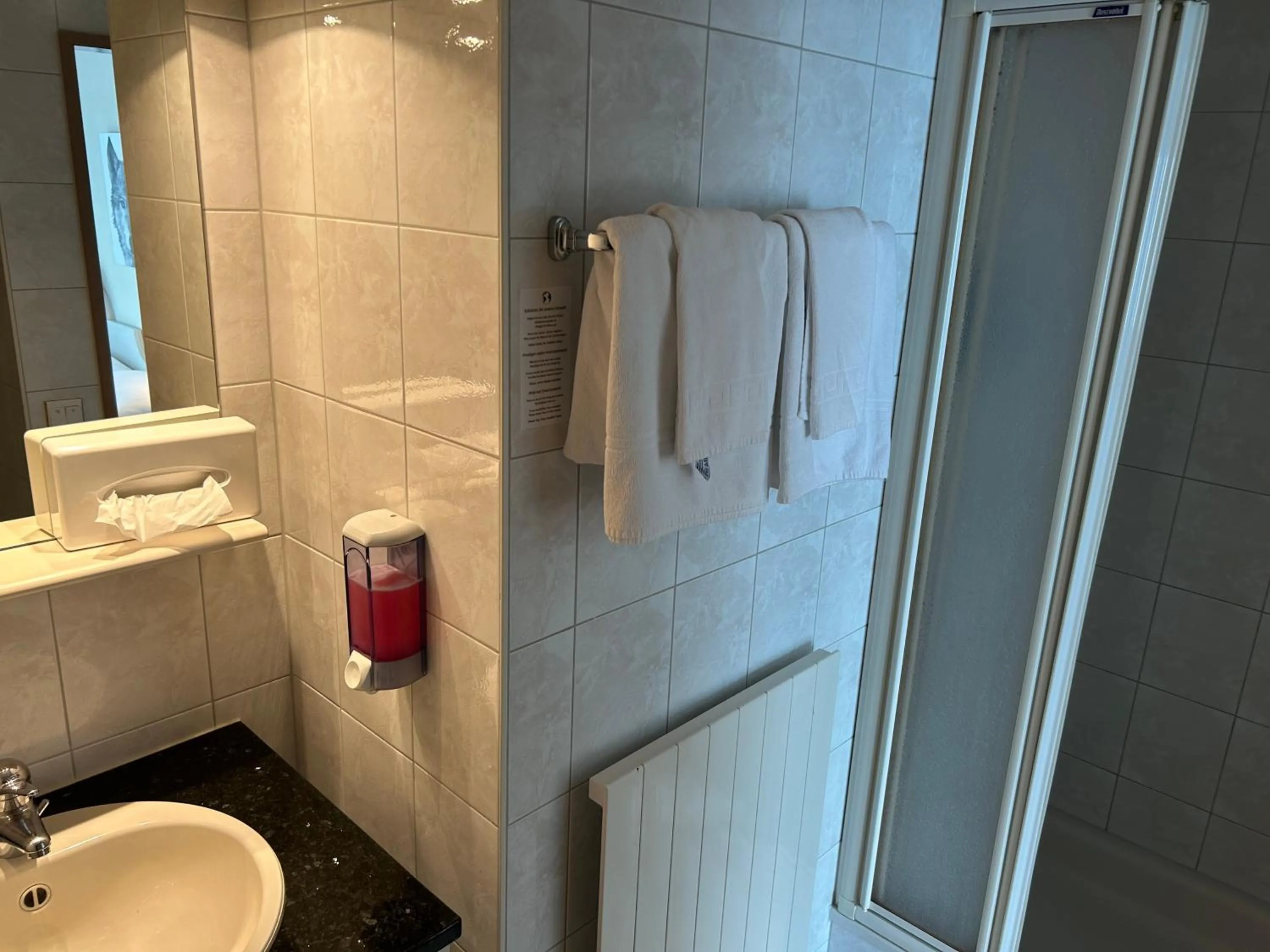 Shower in Strandhotel Seeblick