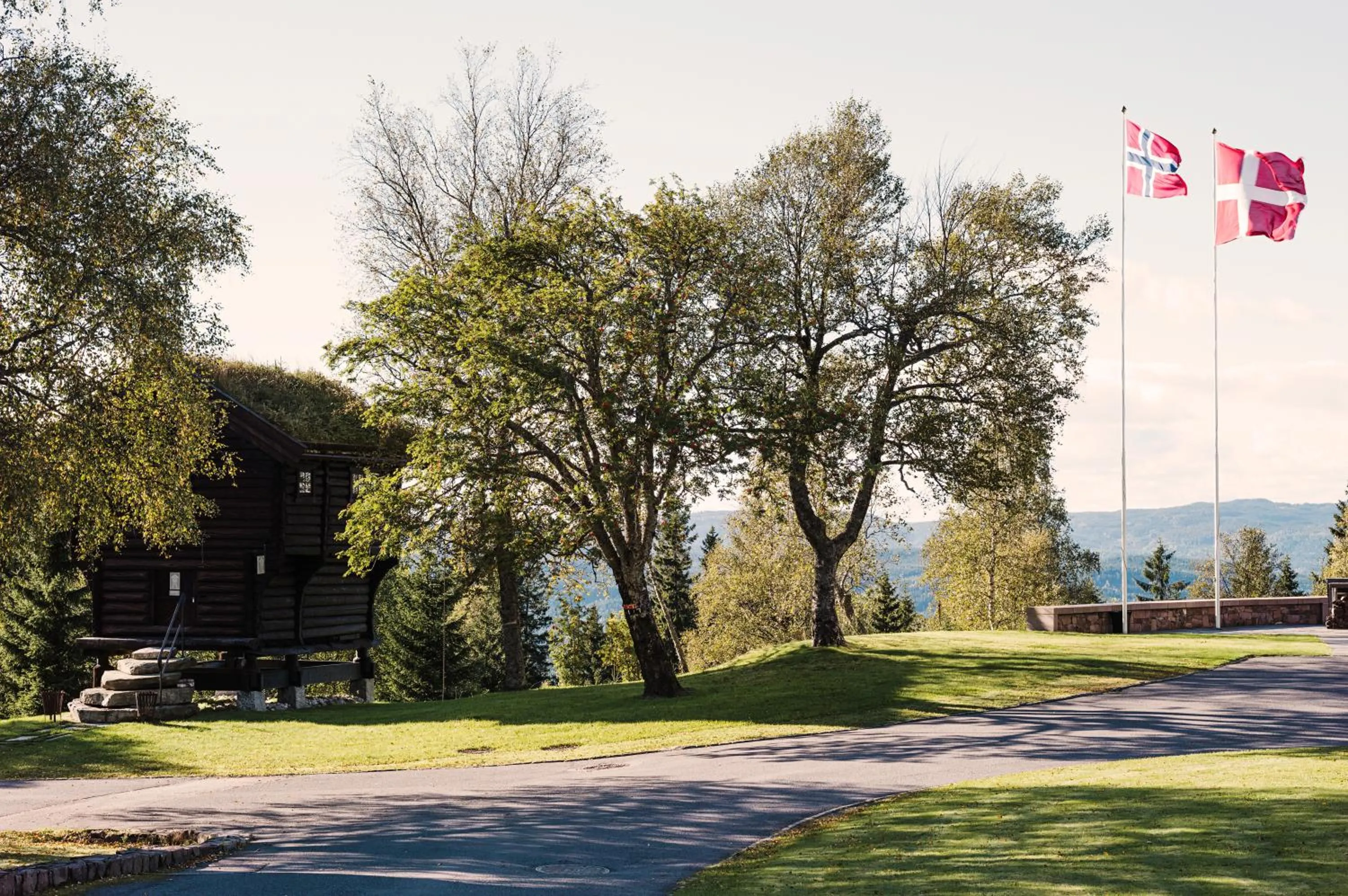 Garden in Lysebu Hotel