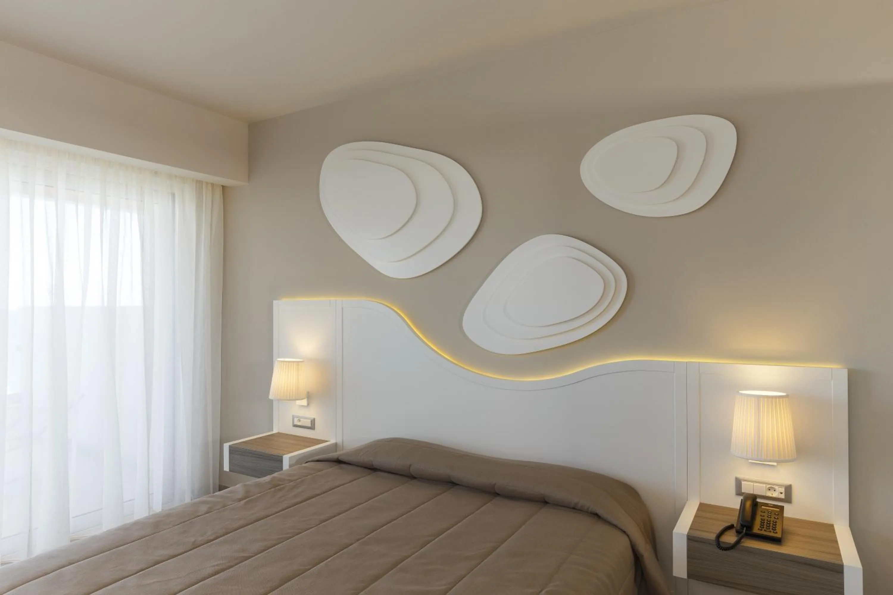 Bed in Rodos Princess Beach Hotel