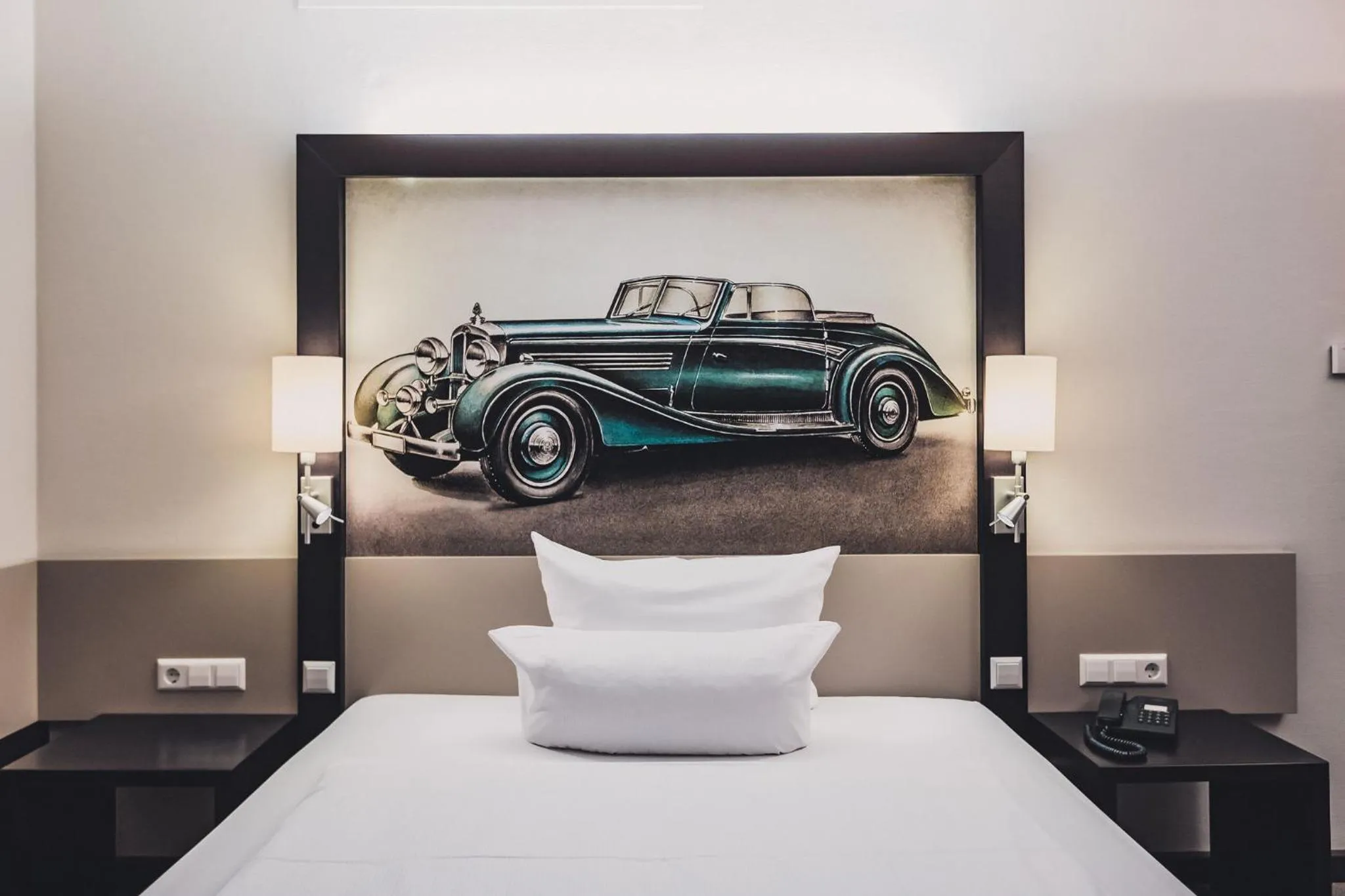 Bed in elaya hotel stuttgart ludwigsburg ehemals Abacco by Rilano