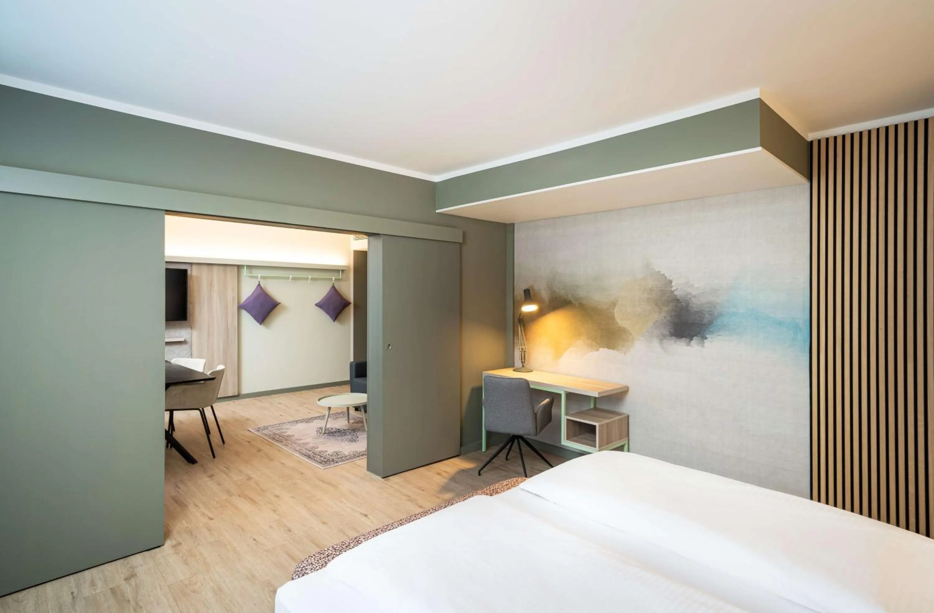 Photo of the whole room, Bed in elaya hotel stuttgart ludwigsburg ehemals Abacco by Rilano