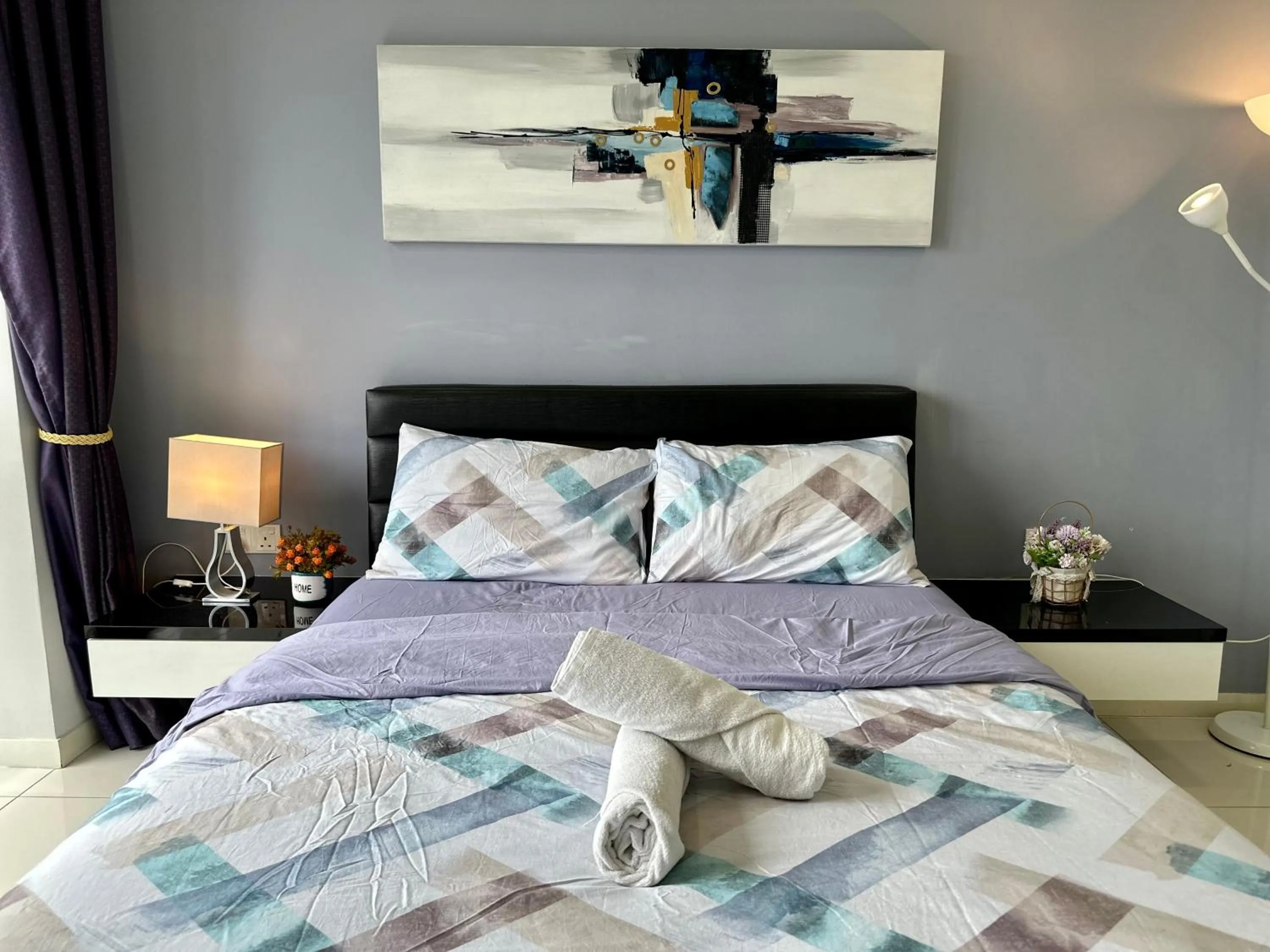 Bed in Takuro Homestay